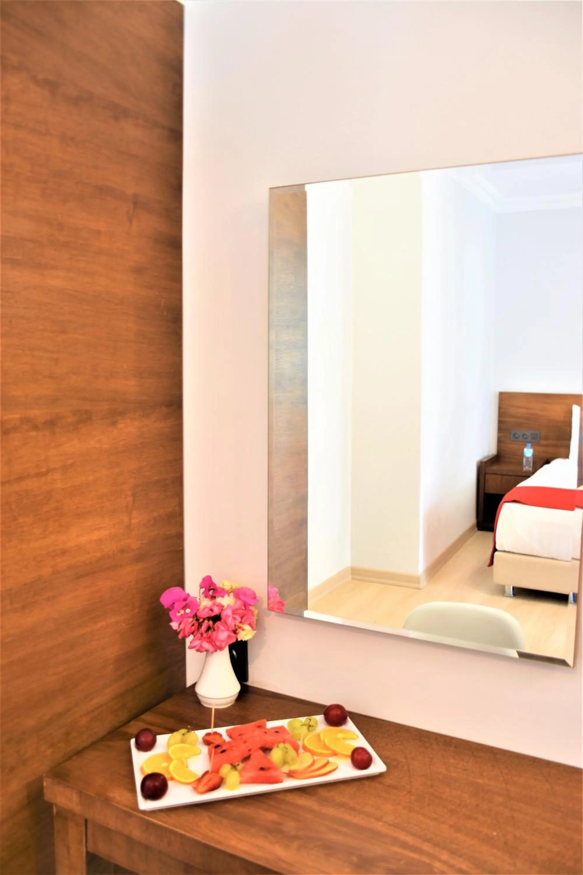 Bed in Modern Life Hotel Bodrum