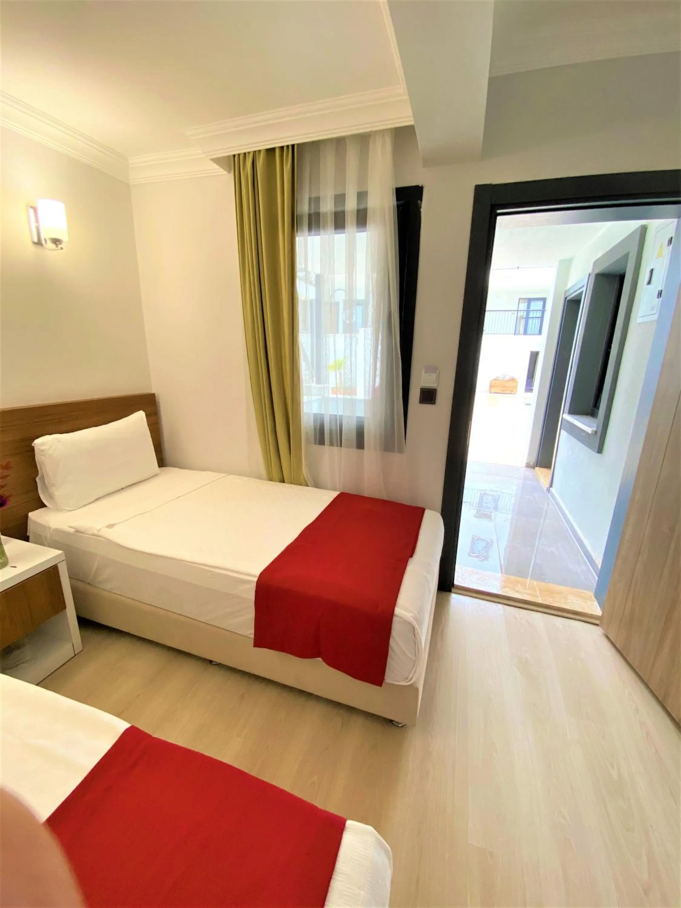 Bed in Modern Life Hotel Bodrum
