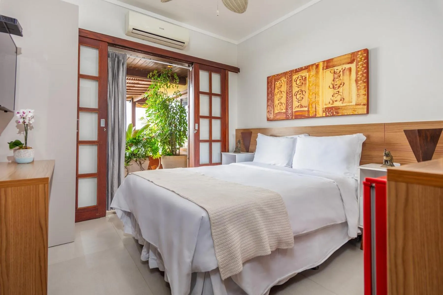 Bed in Gringos Boutique Hotel