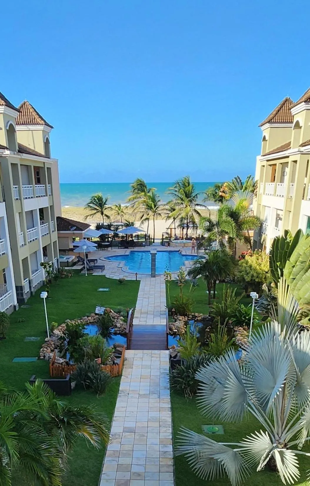 Garden view in Atlantic Palace Apart-Hotel