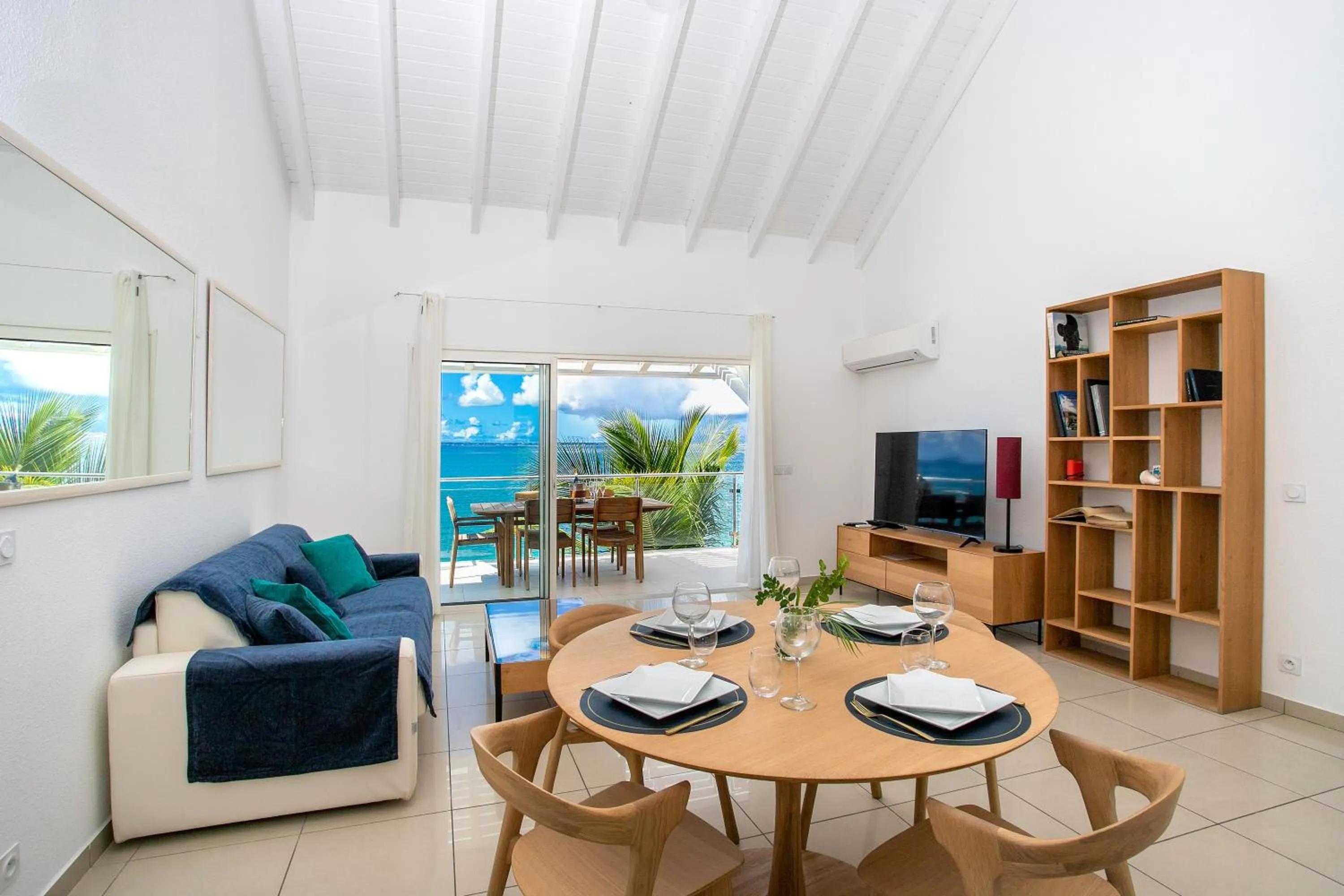 Living room in Bleu Emeraude Hotel