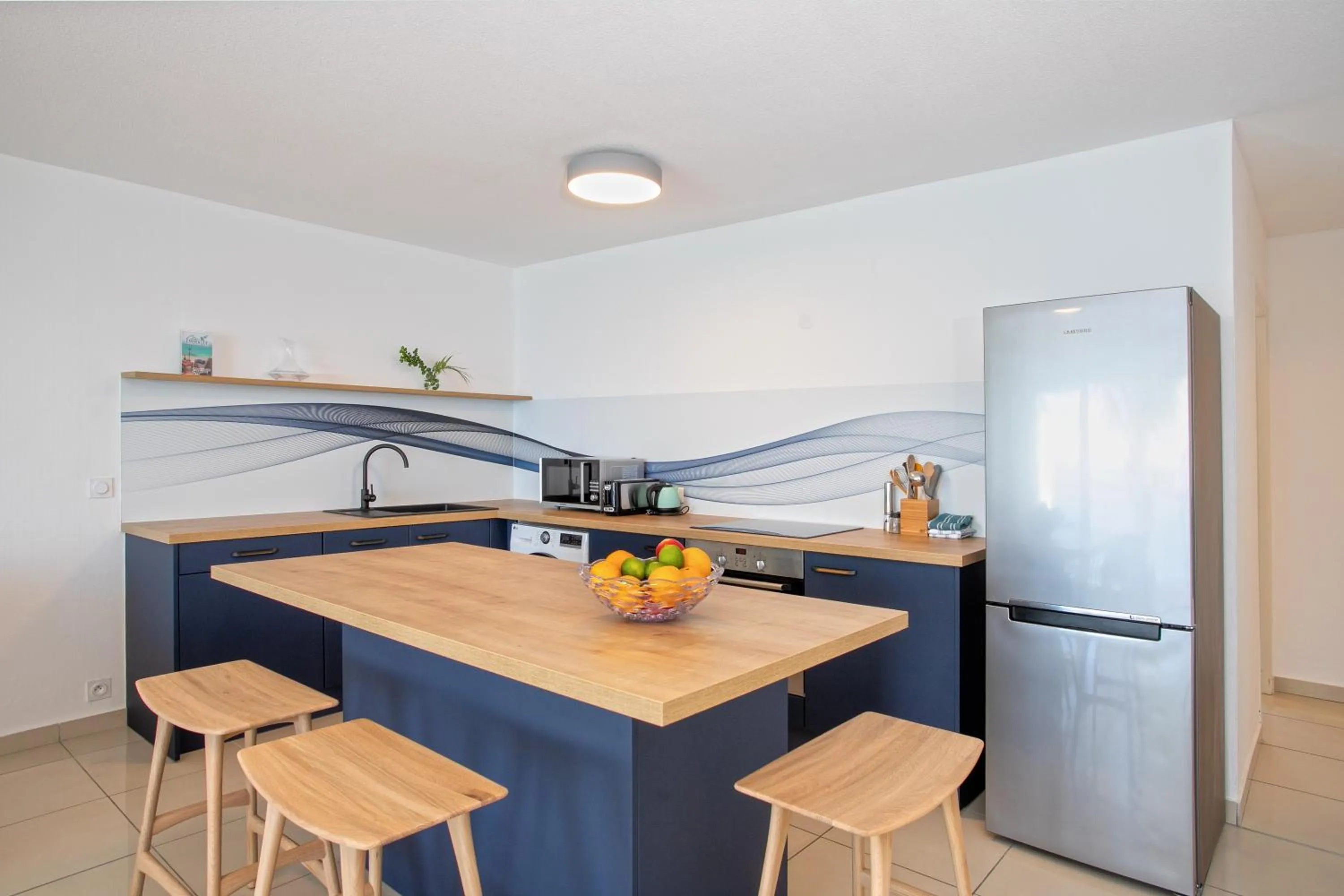 kitchen in Bleu Emeraude Hotel