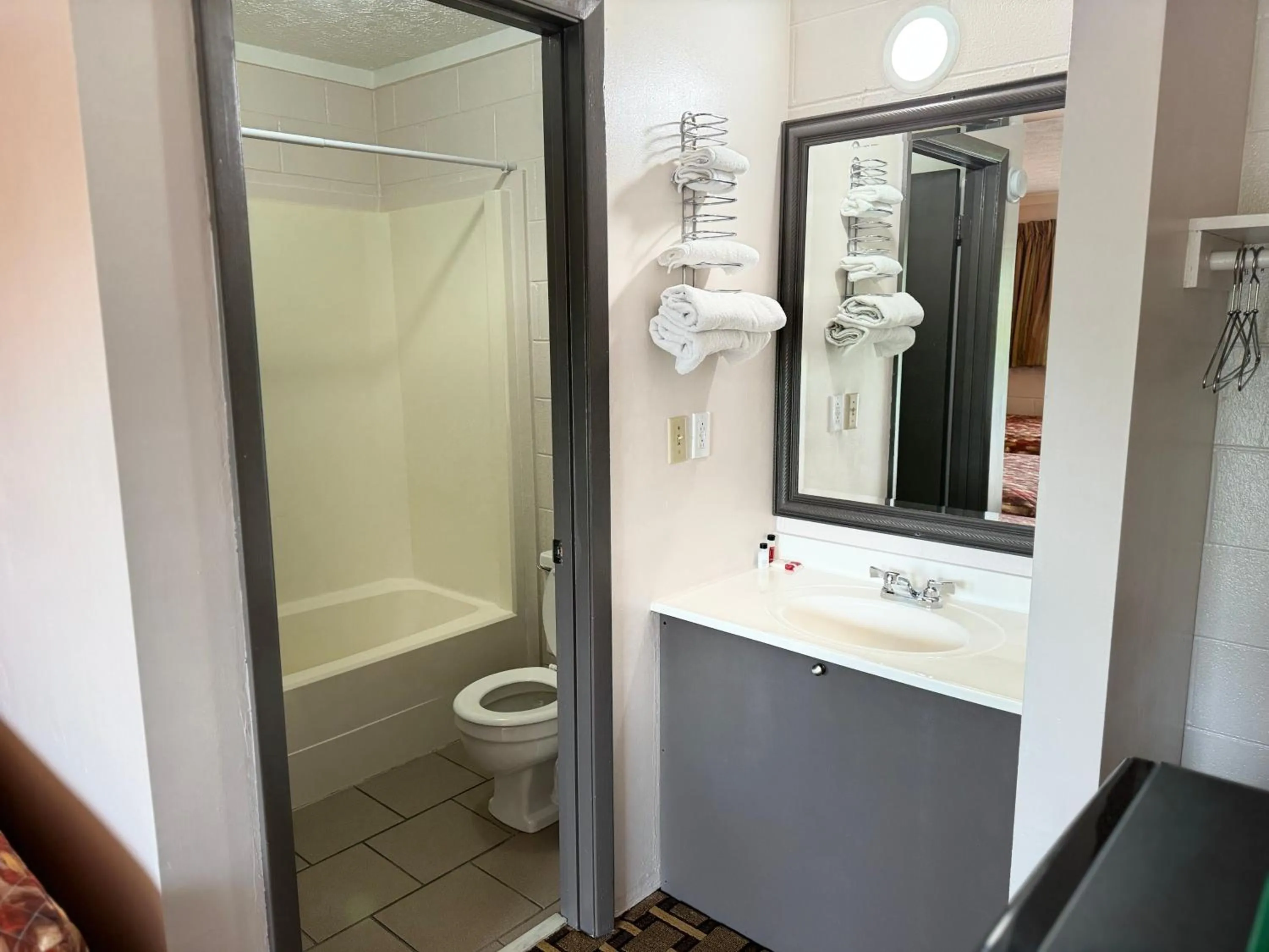 Bathroom in Economy Inn