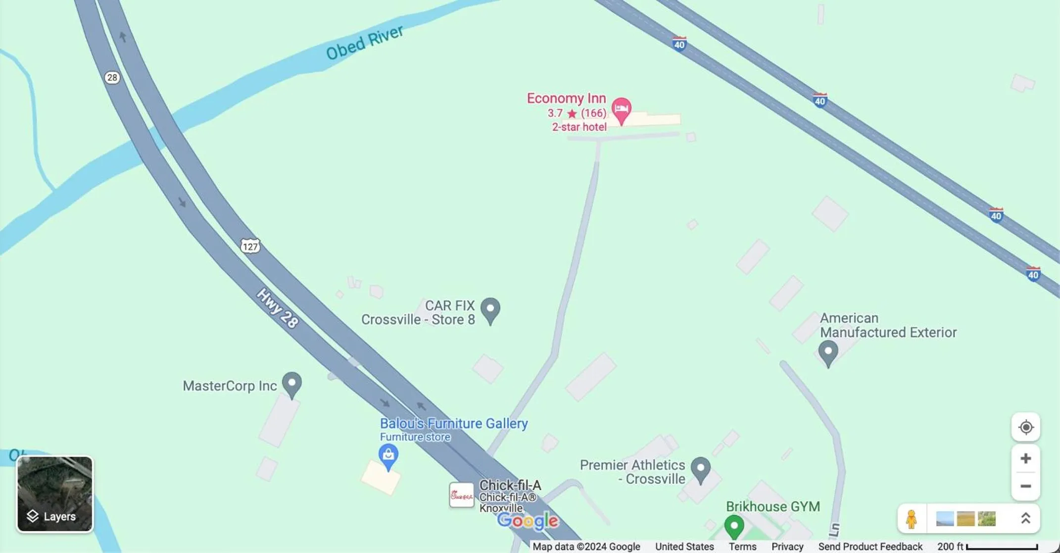 Property building in Economy Inn