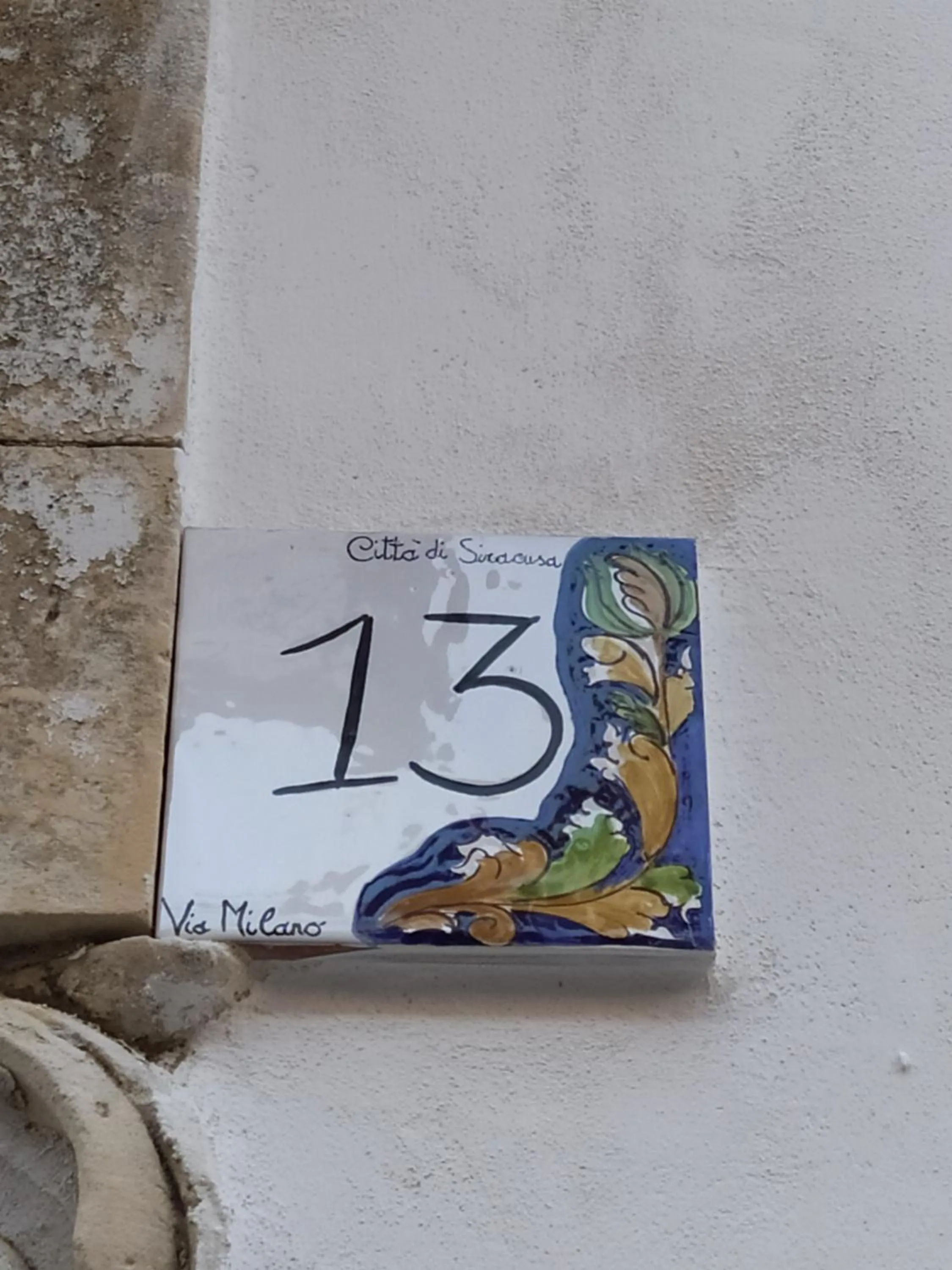 Decorative detail in Regina Lucia casa vacanze