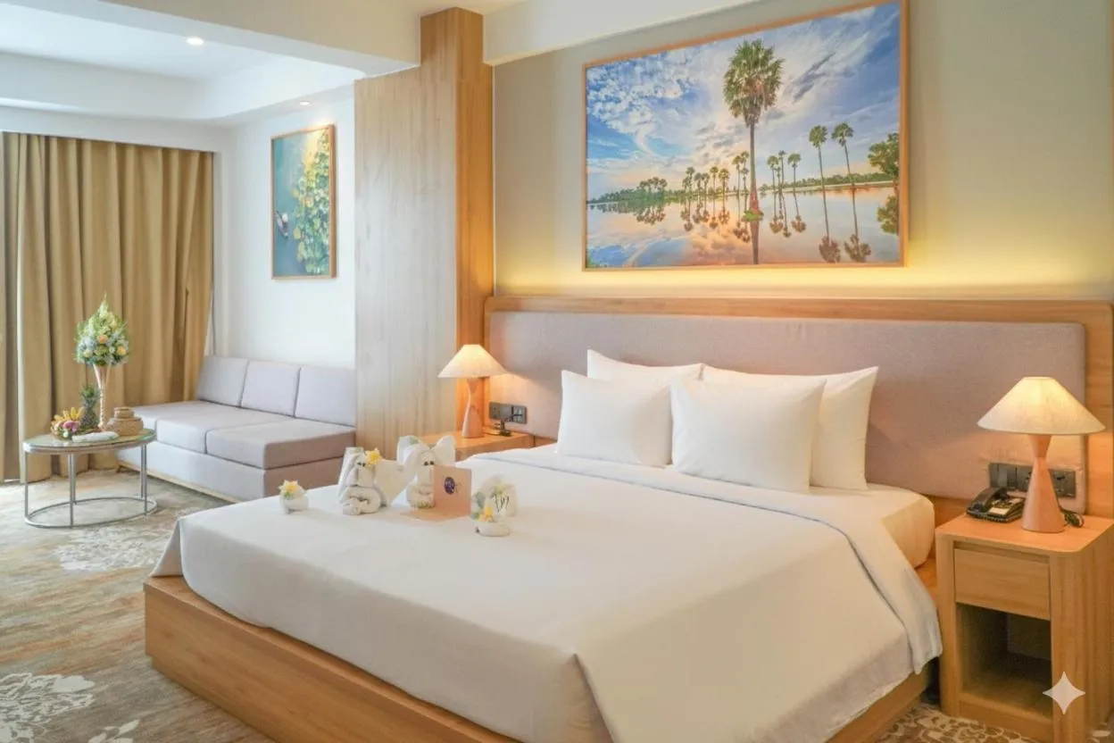 Bedroom, Bed in TTC Hotel Can Tho