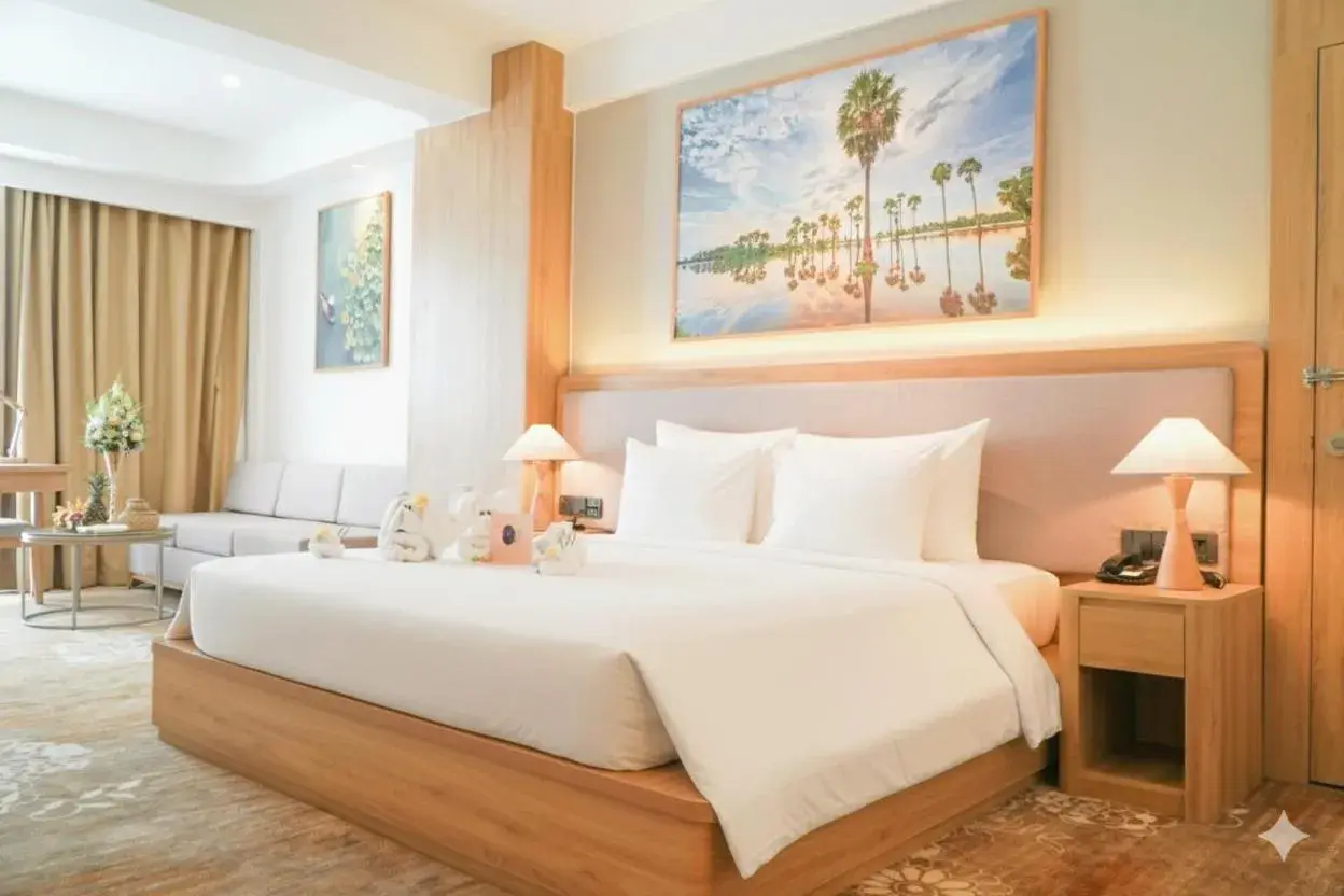 Executive Double Room with River View in TTC Hotel Can Tho Executive Double Room with River View in TTC Hotel Can Tho