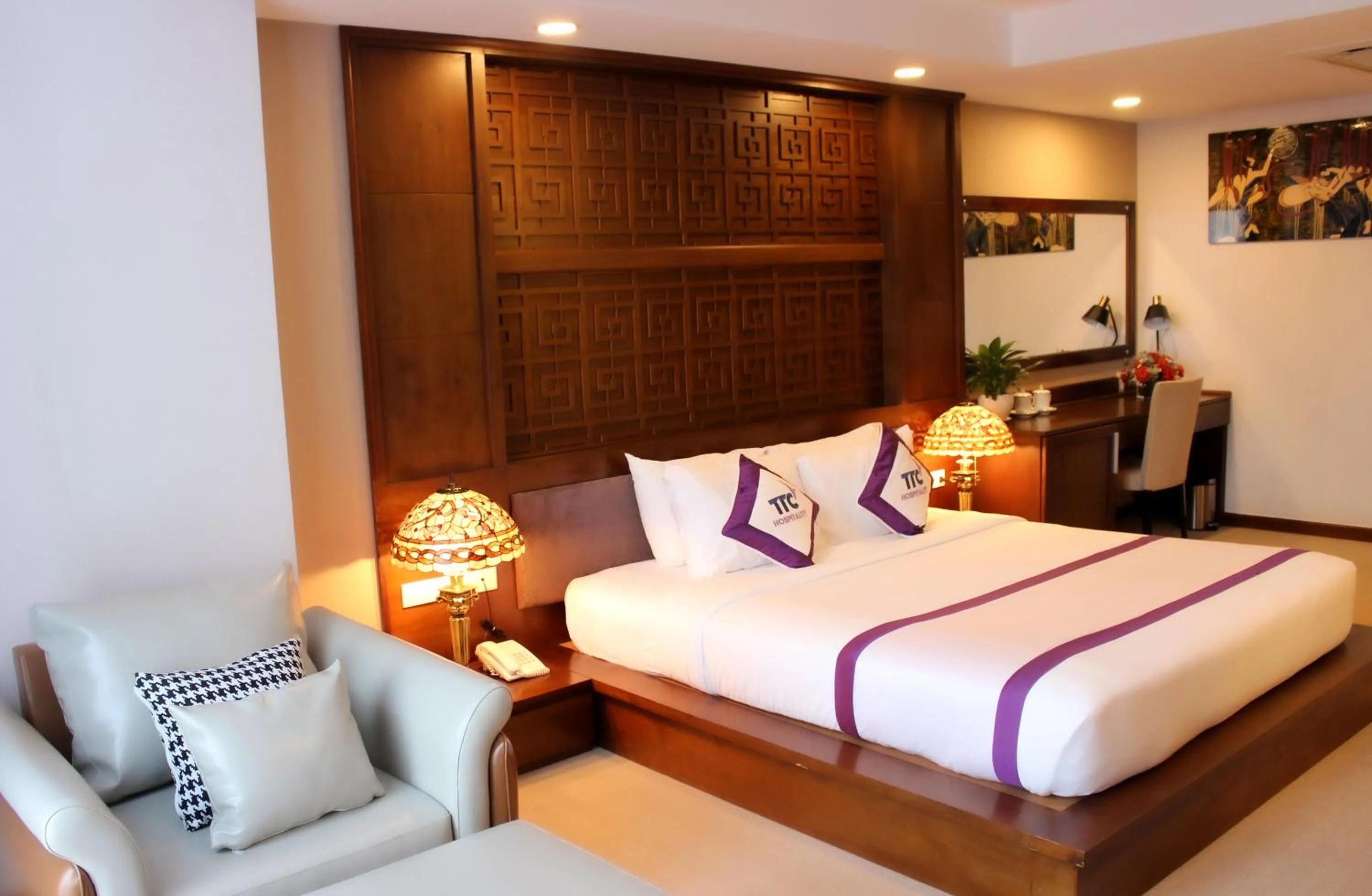 Bedroom, Bed in TTC Hotel Can Tho