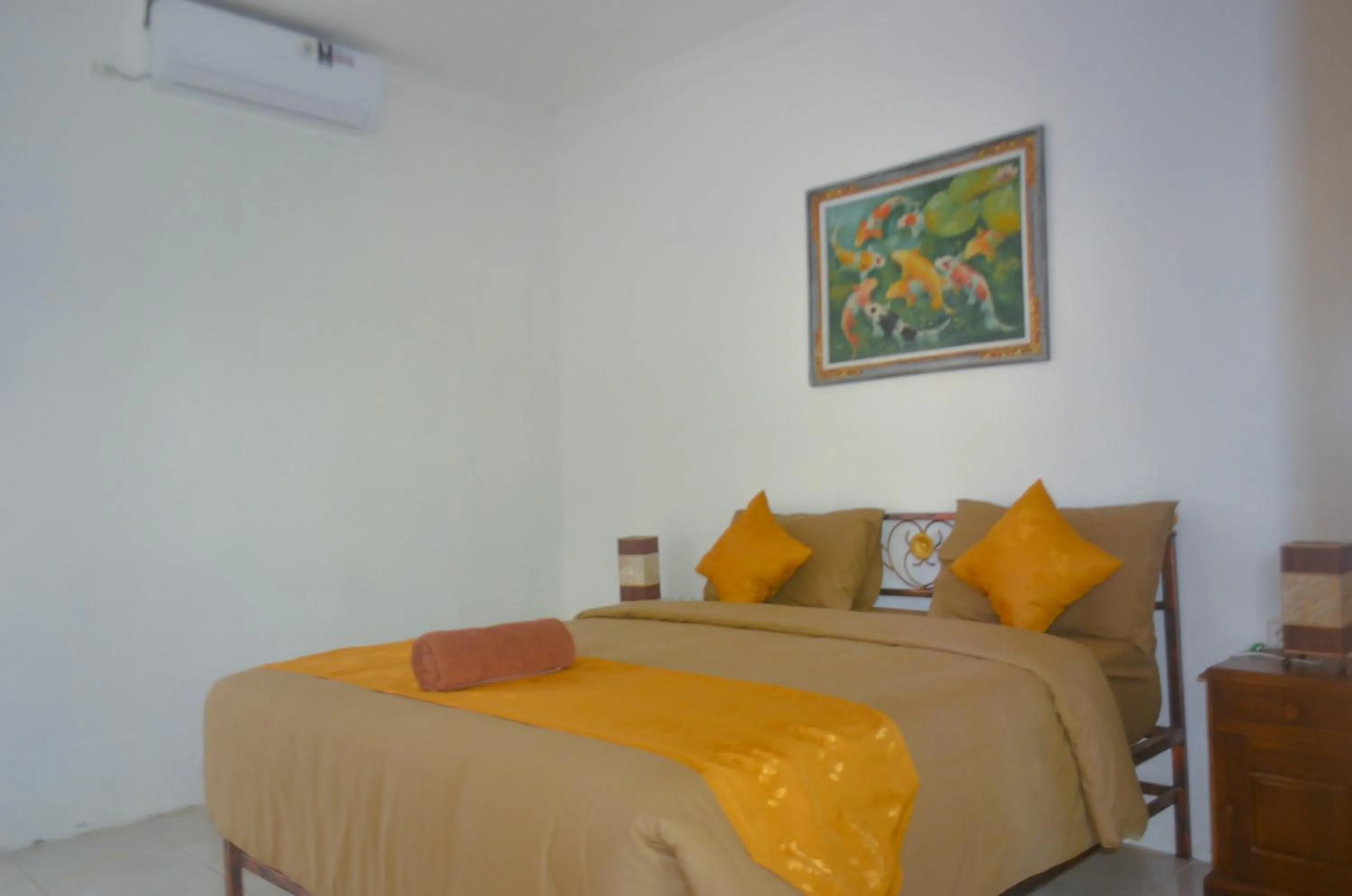 Bed in The Rahayu Cottage