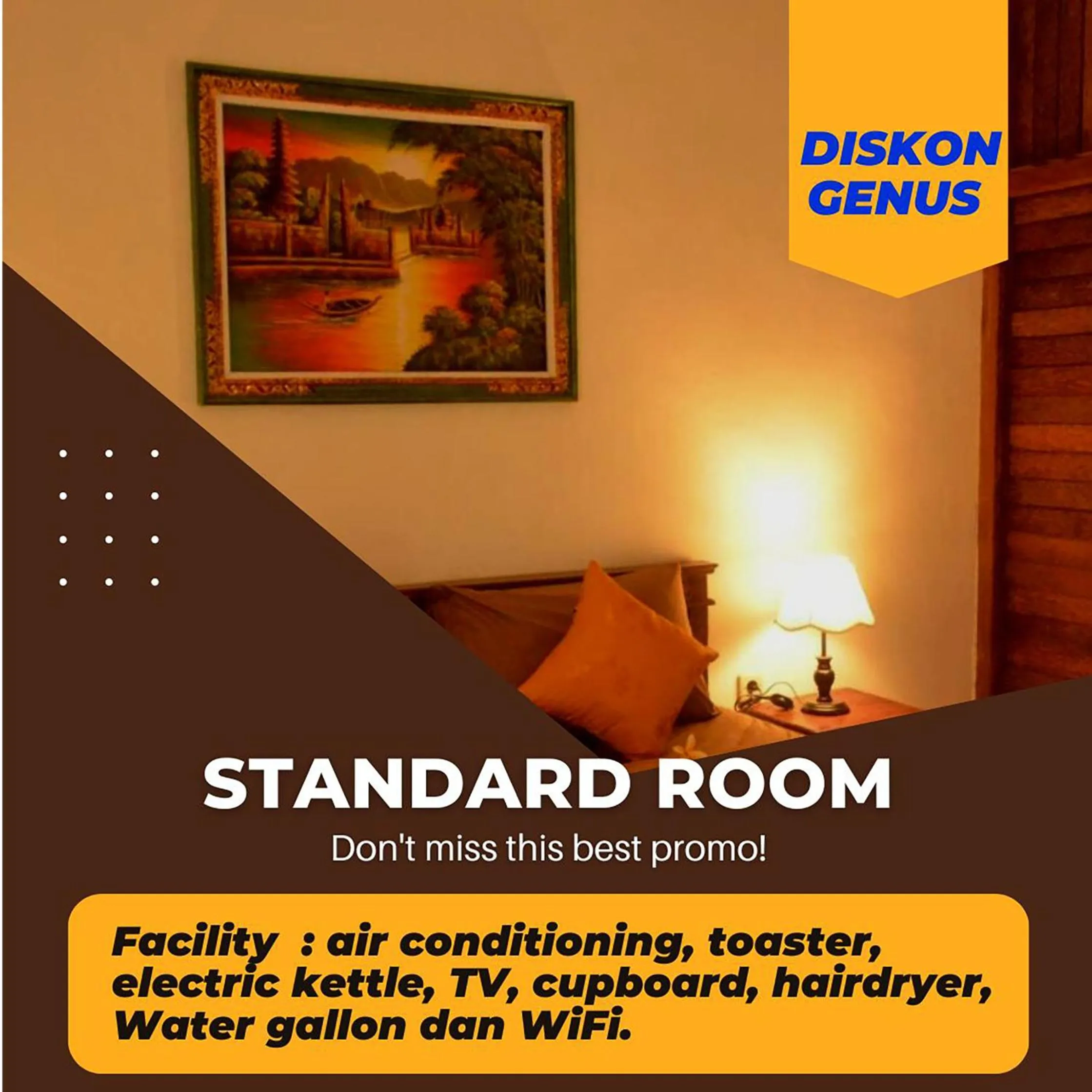 Bedroom in The Rahayu Cottage