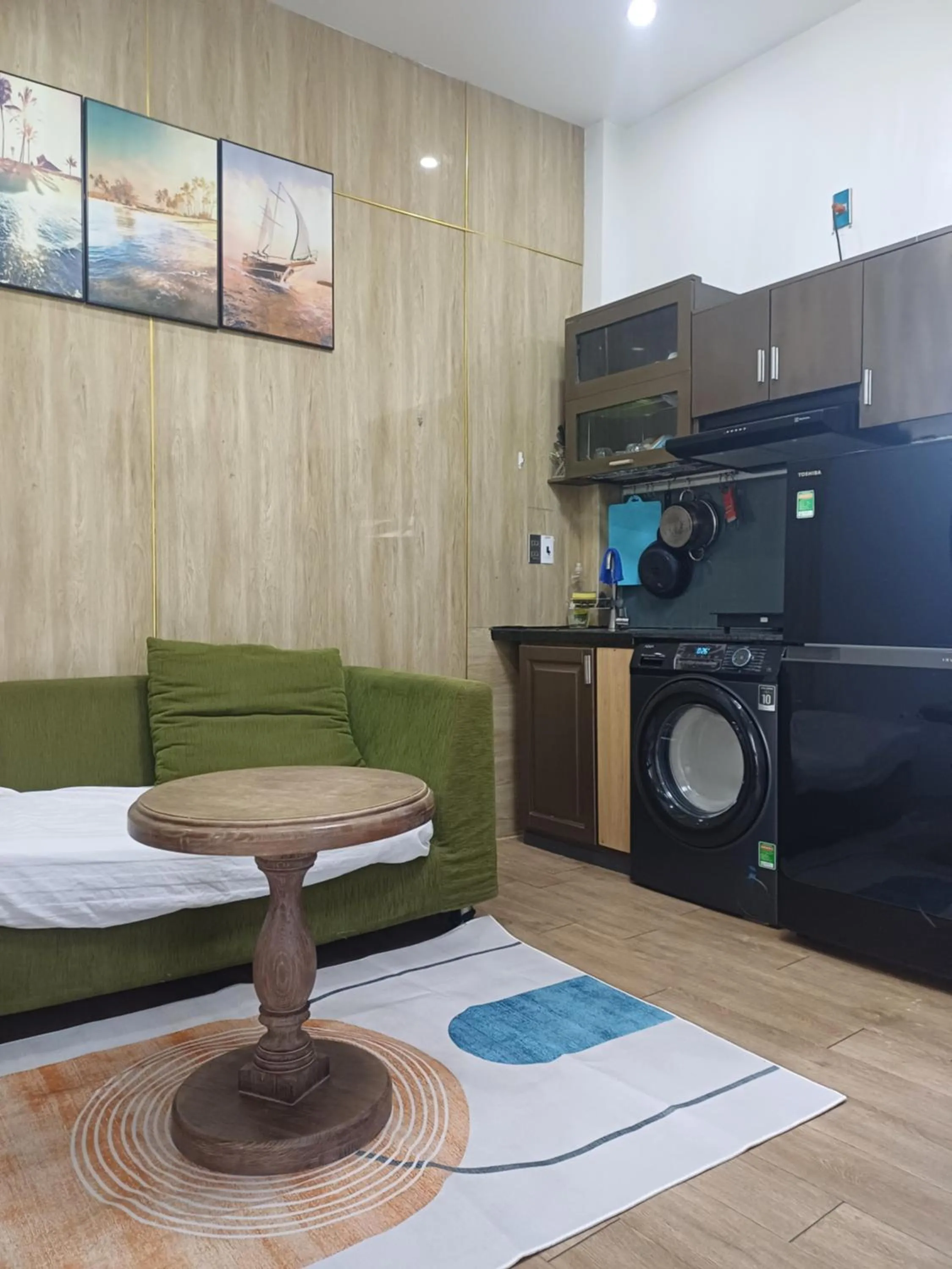 Kitchen or kitchenette in Seashine Apartment