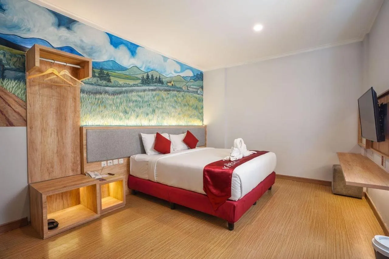 Bed in Kaloka Airport Hotel