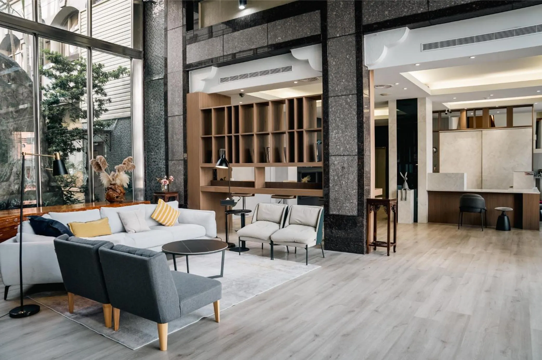 Seating area in East Coast Hotel