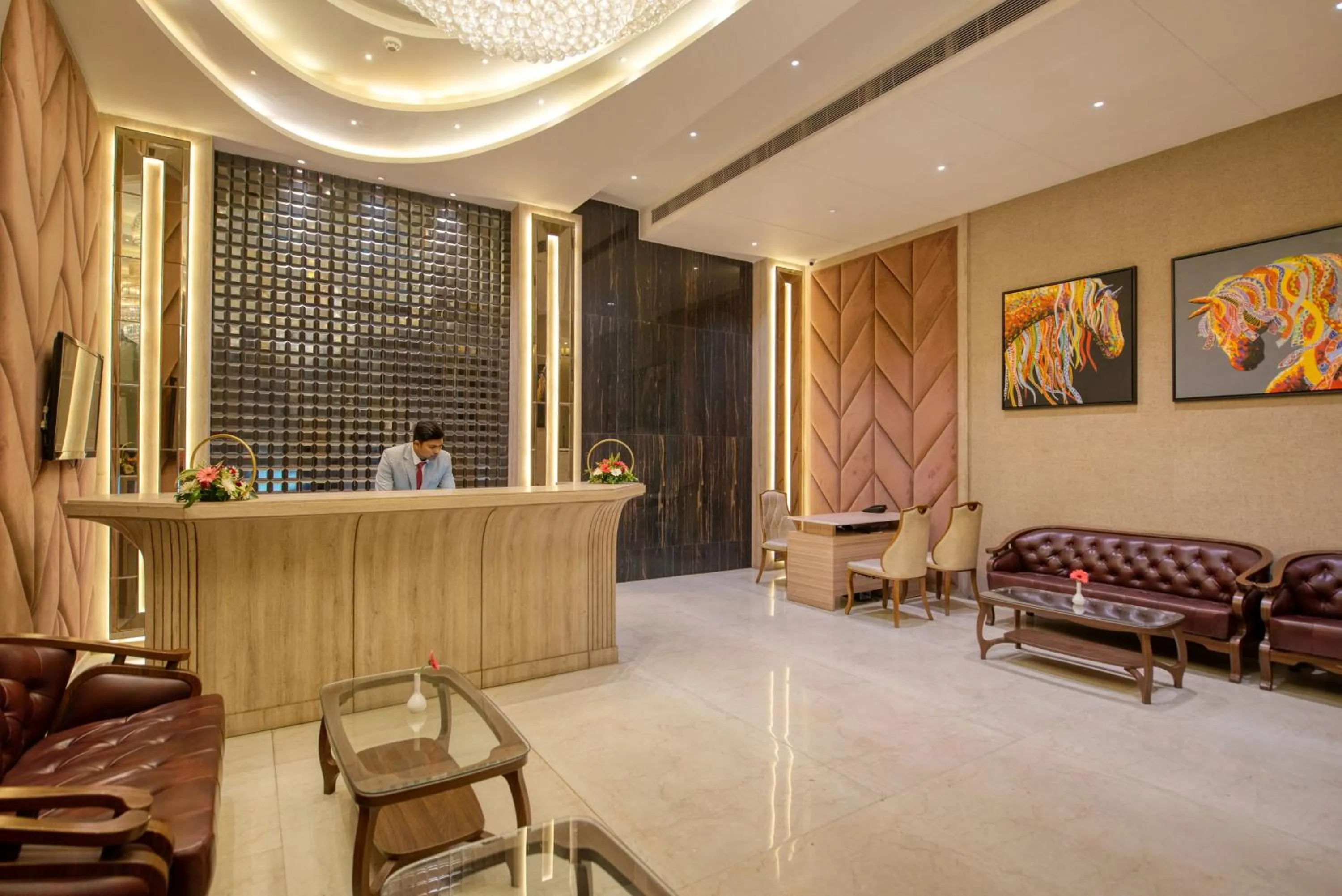 Lobby or reception in OM Clarks Inn Raebareli