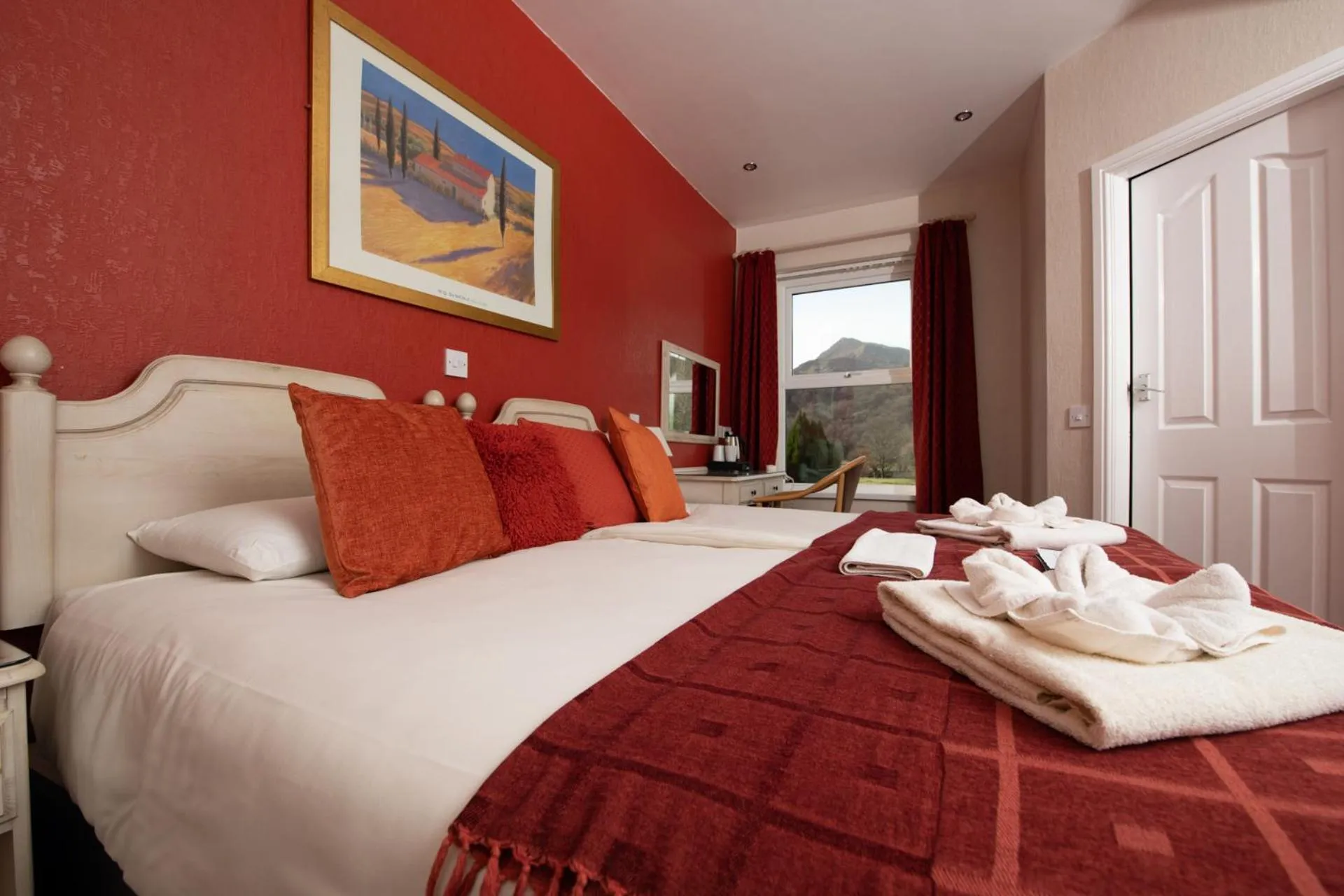 Bed in Tyn-y-Coed Inn