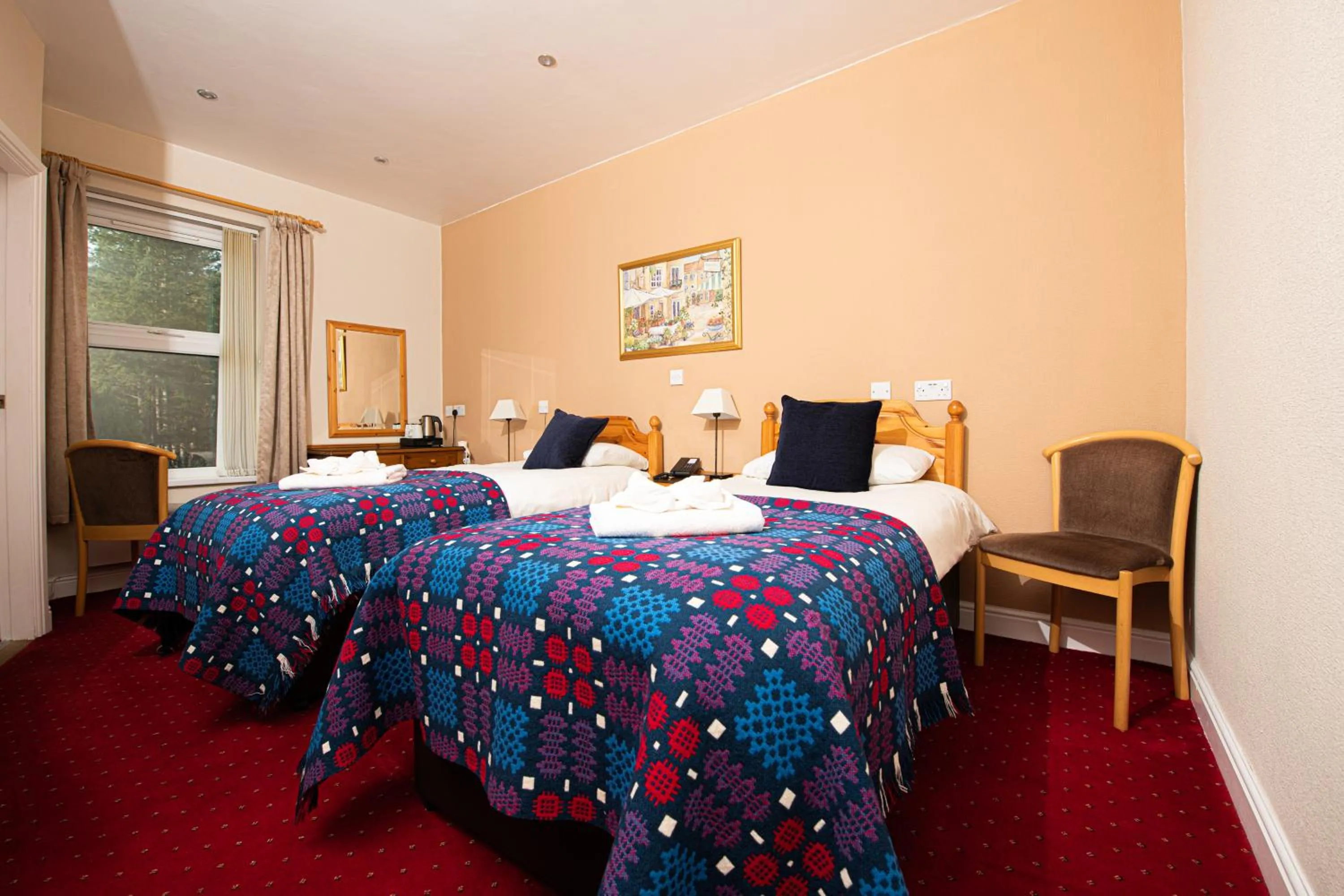 Bed in Tyn-y-Coed Inn