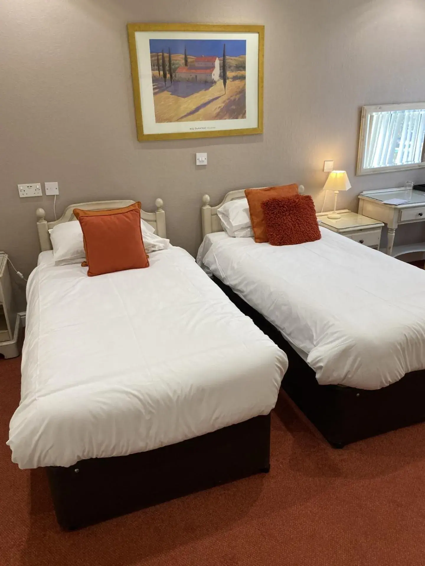 Twin Room with Mountain View in Tyn-y-Coed Inn Twin Room with Mountain View in Tyn-y-Coed Inn