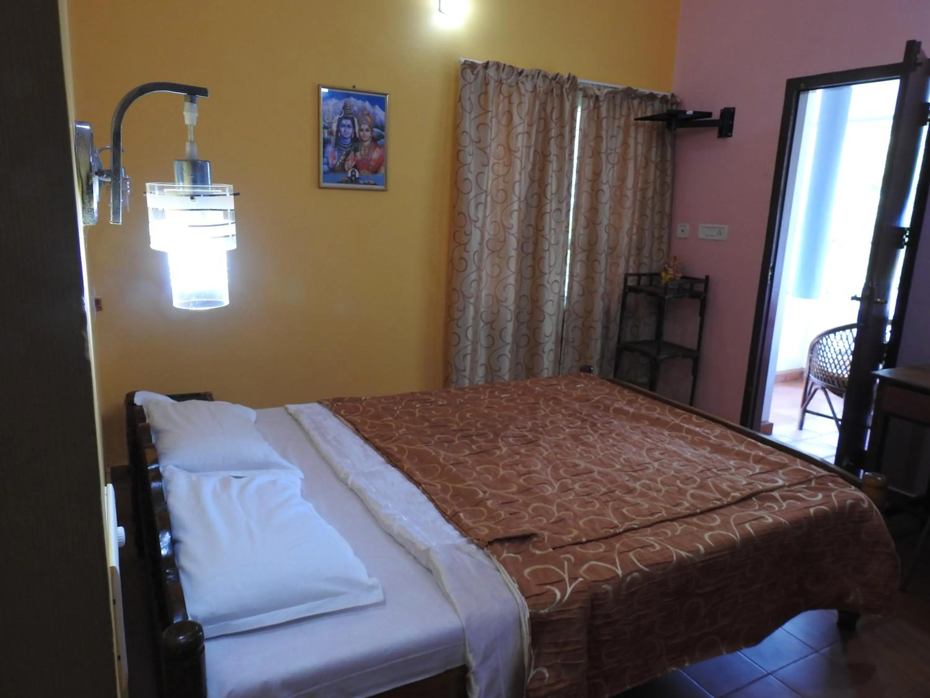 Bed in Kadalamma Beach Homestay
