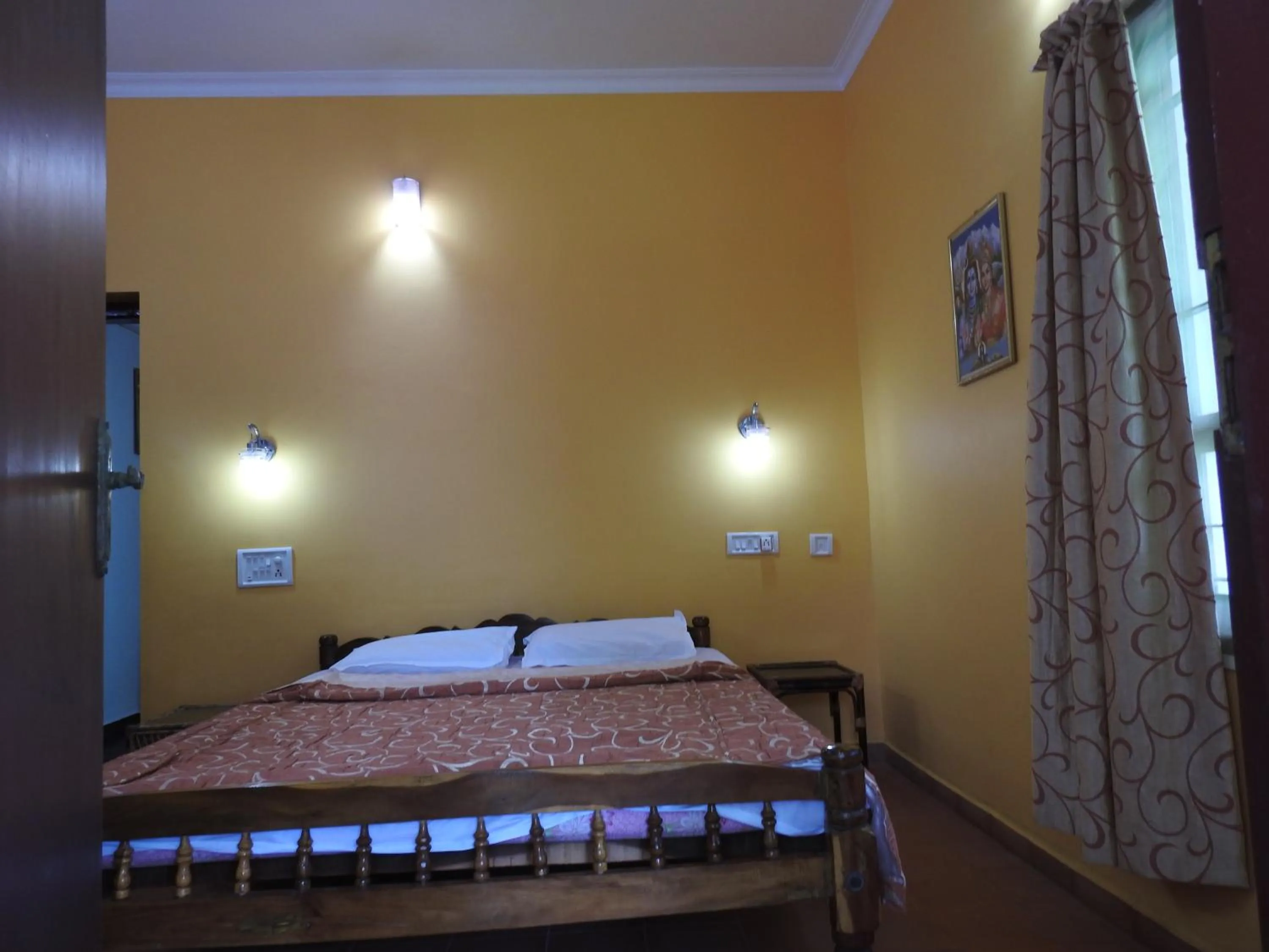 Bed in Kadalamma Beach Homestay
