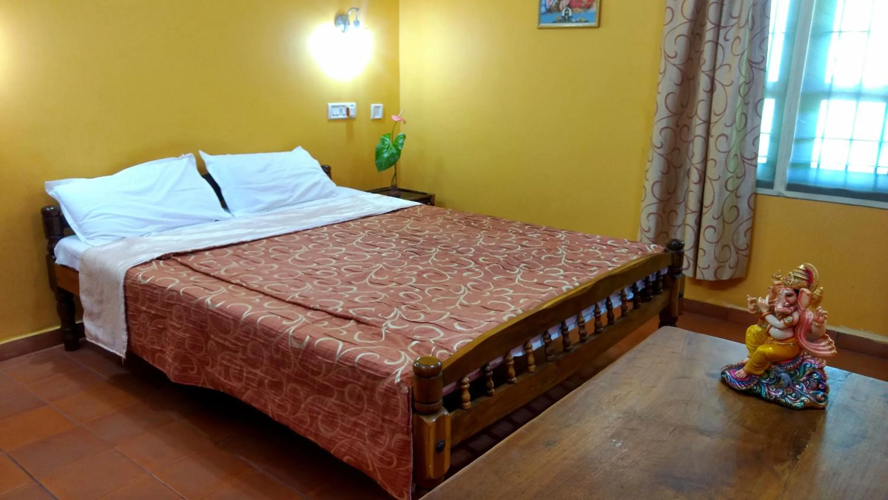 Bed in Kadalamma Beach Homestay