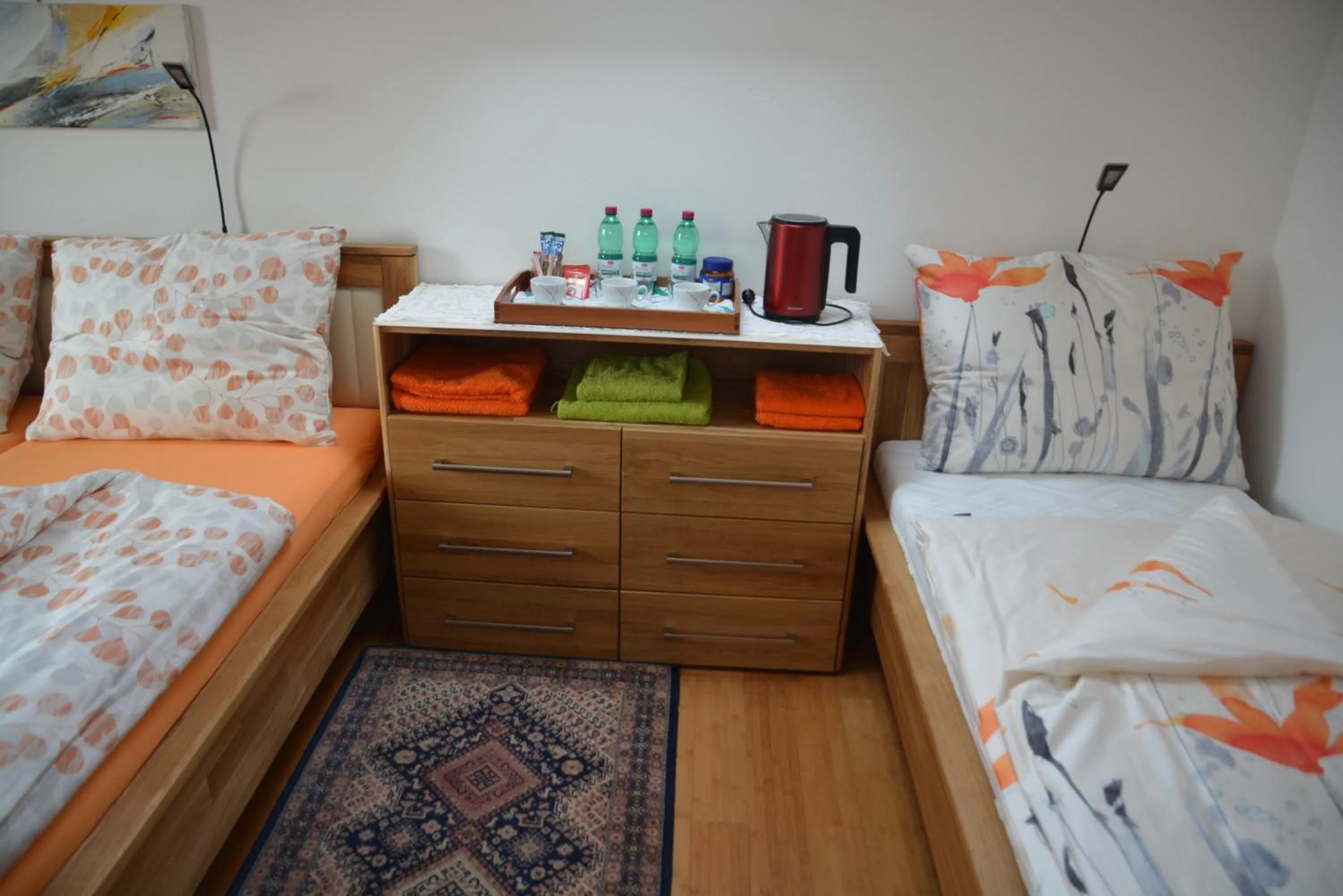 Bed in Privatzimmer Marina