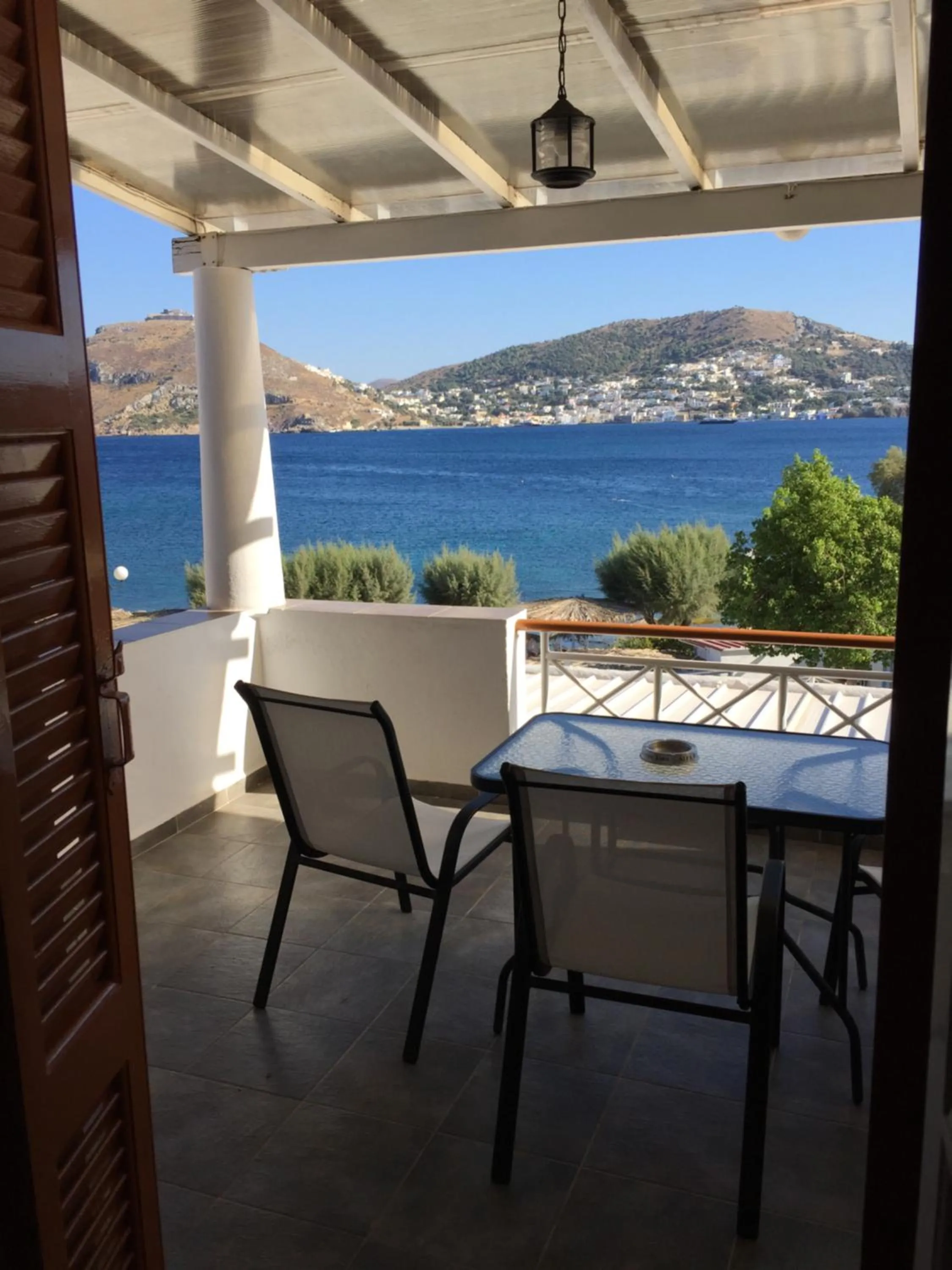 Balcony/Terrace in Vareladiko studios