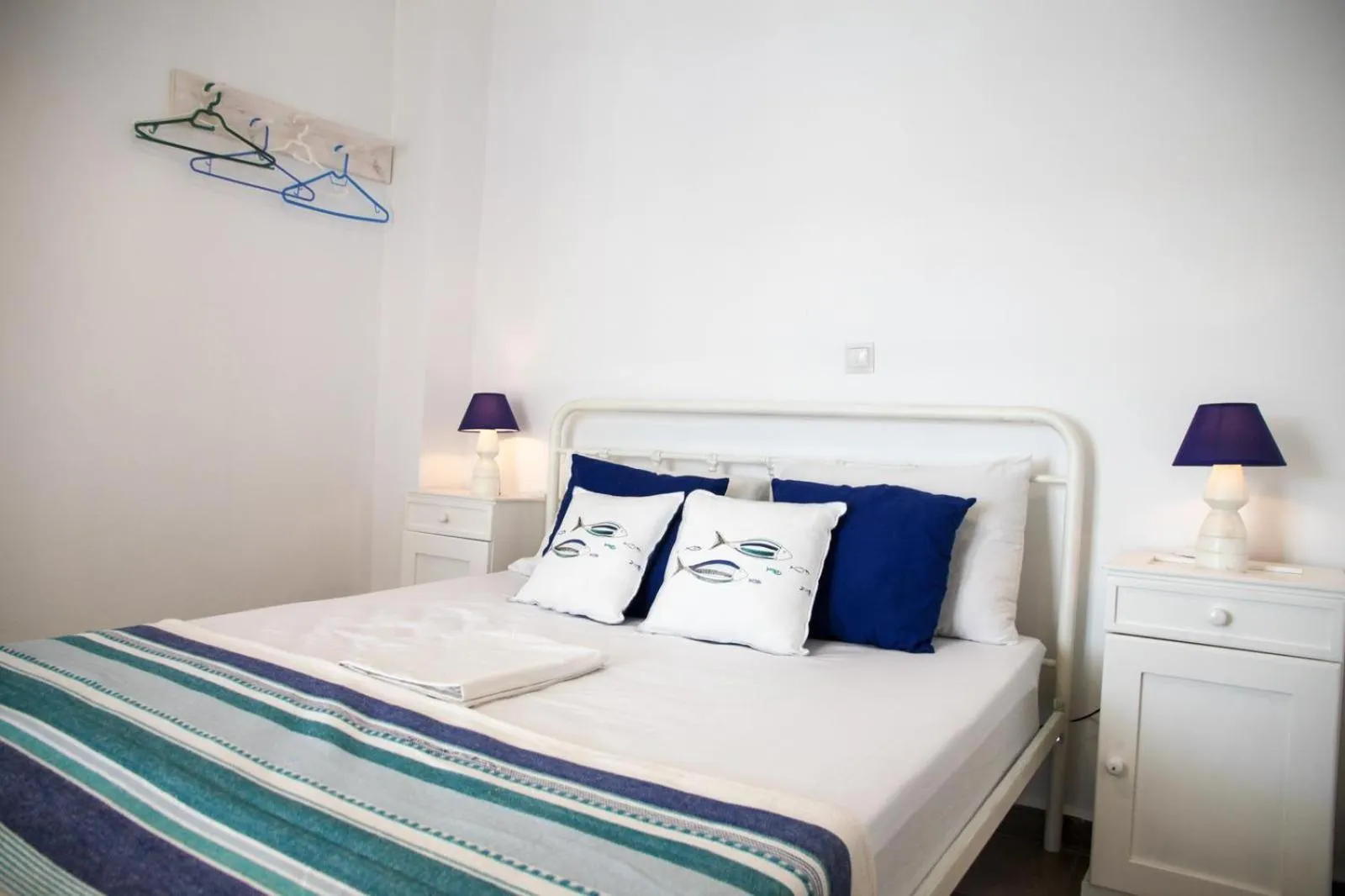 Bed in Vareladiko studios