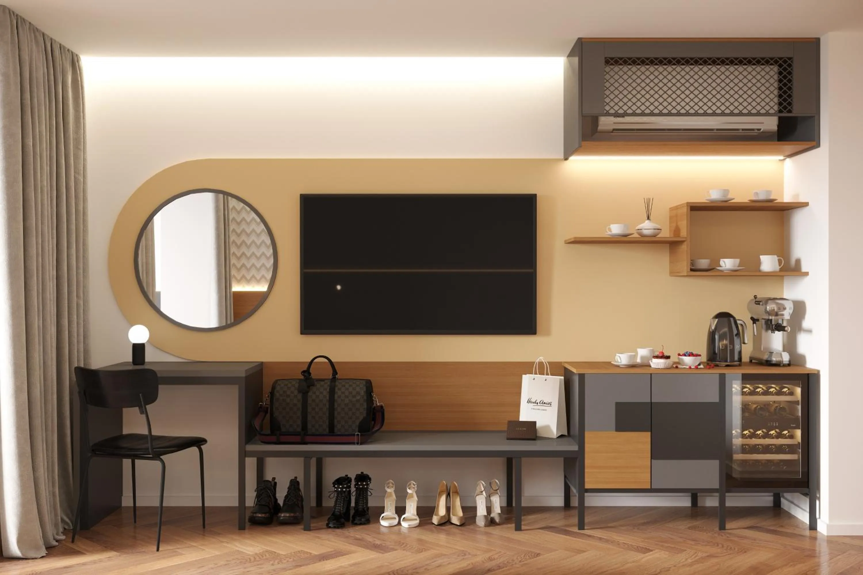 Family Room with Lake View in Campus Hotel Hertenstein