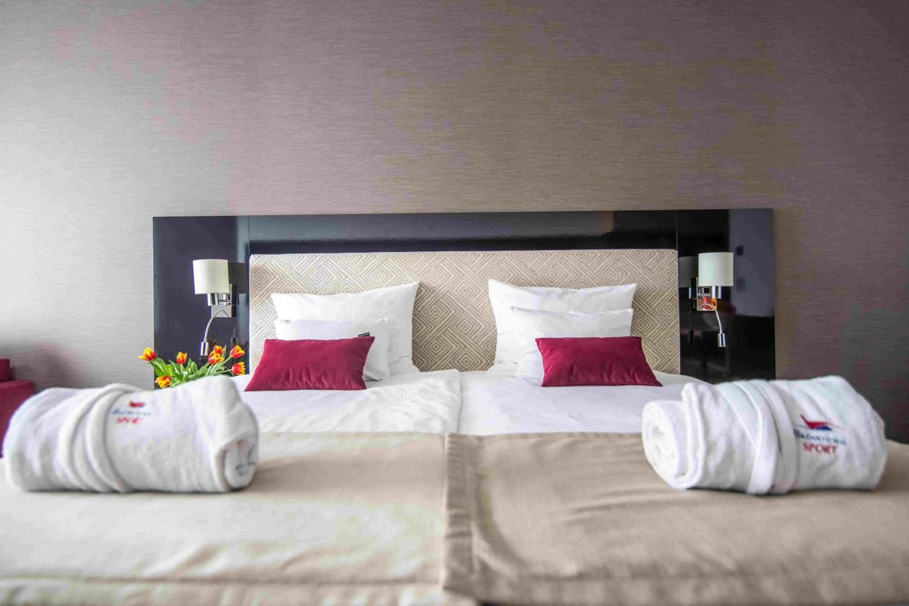 Bed in Hotel Bażantowo Sport