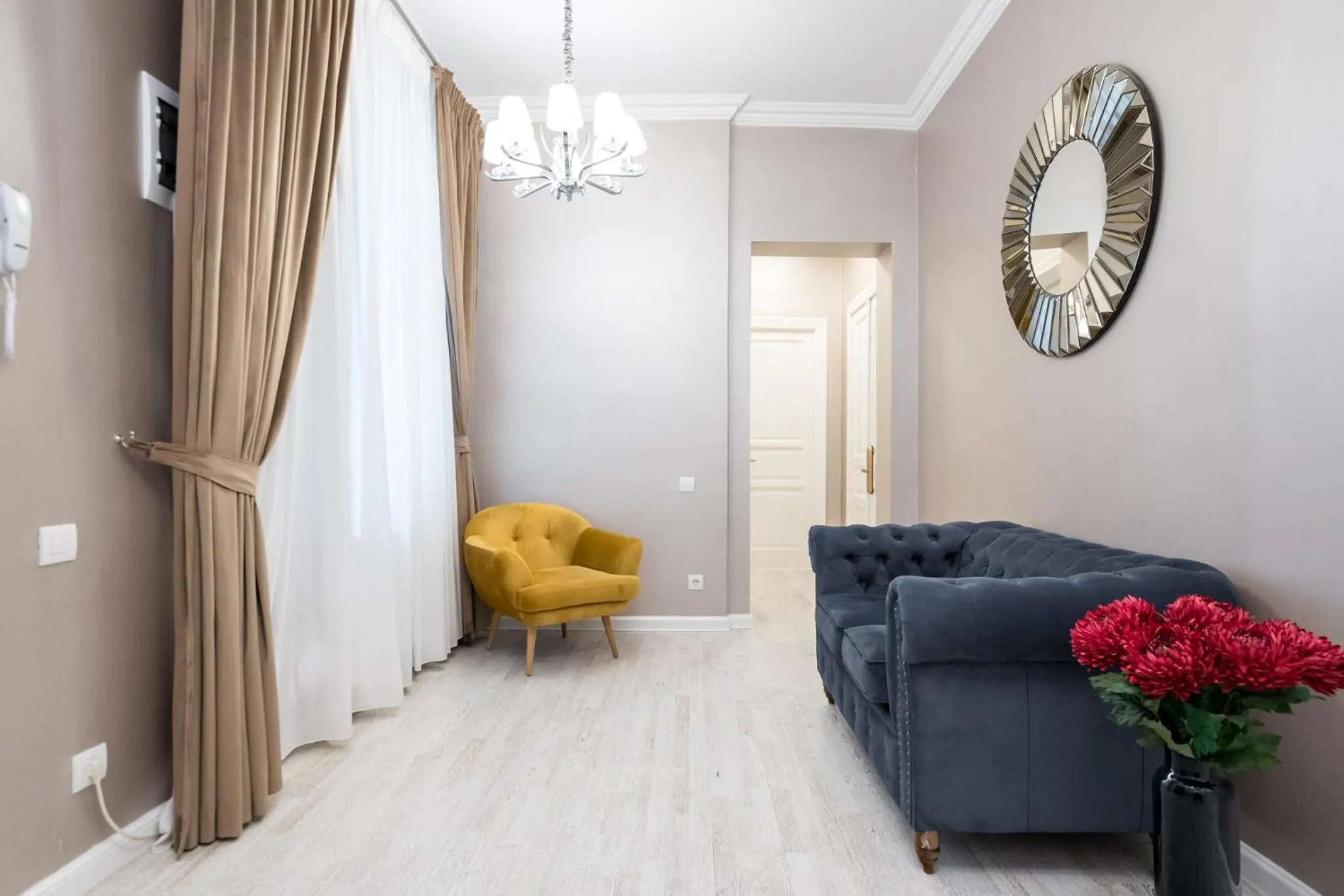 Seating area in HIGHLINE DOWNTOWN ApartHotel OLDTOWN UNIRII SQUARE