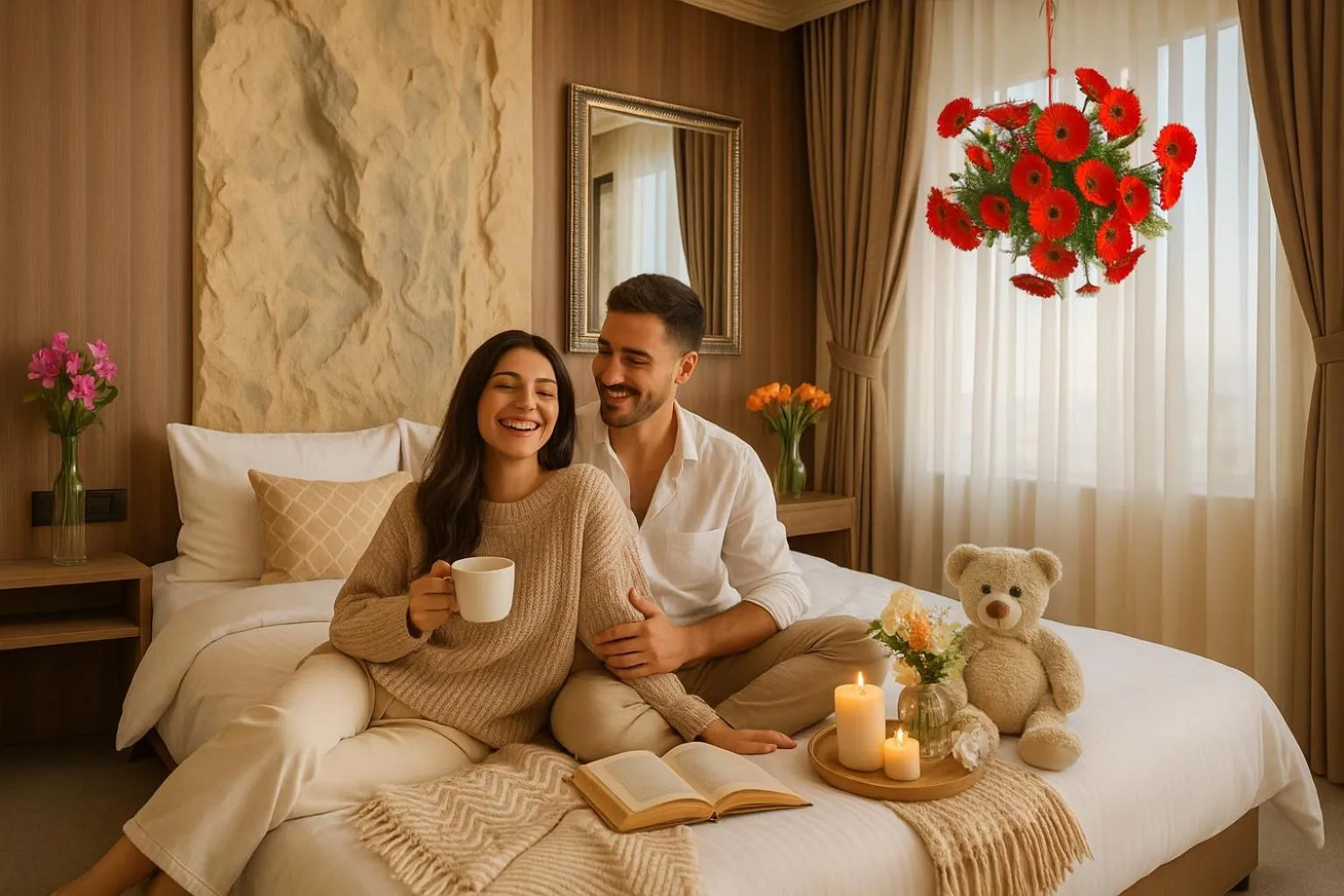 Text overlay, Bed in HIGHLINE DOWNTOWN ApartHotel OLDTOWN UNIRII SQUARE