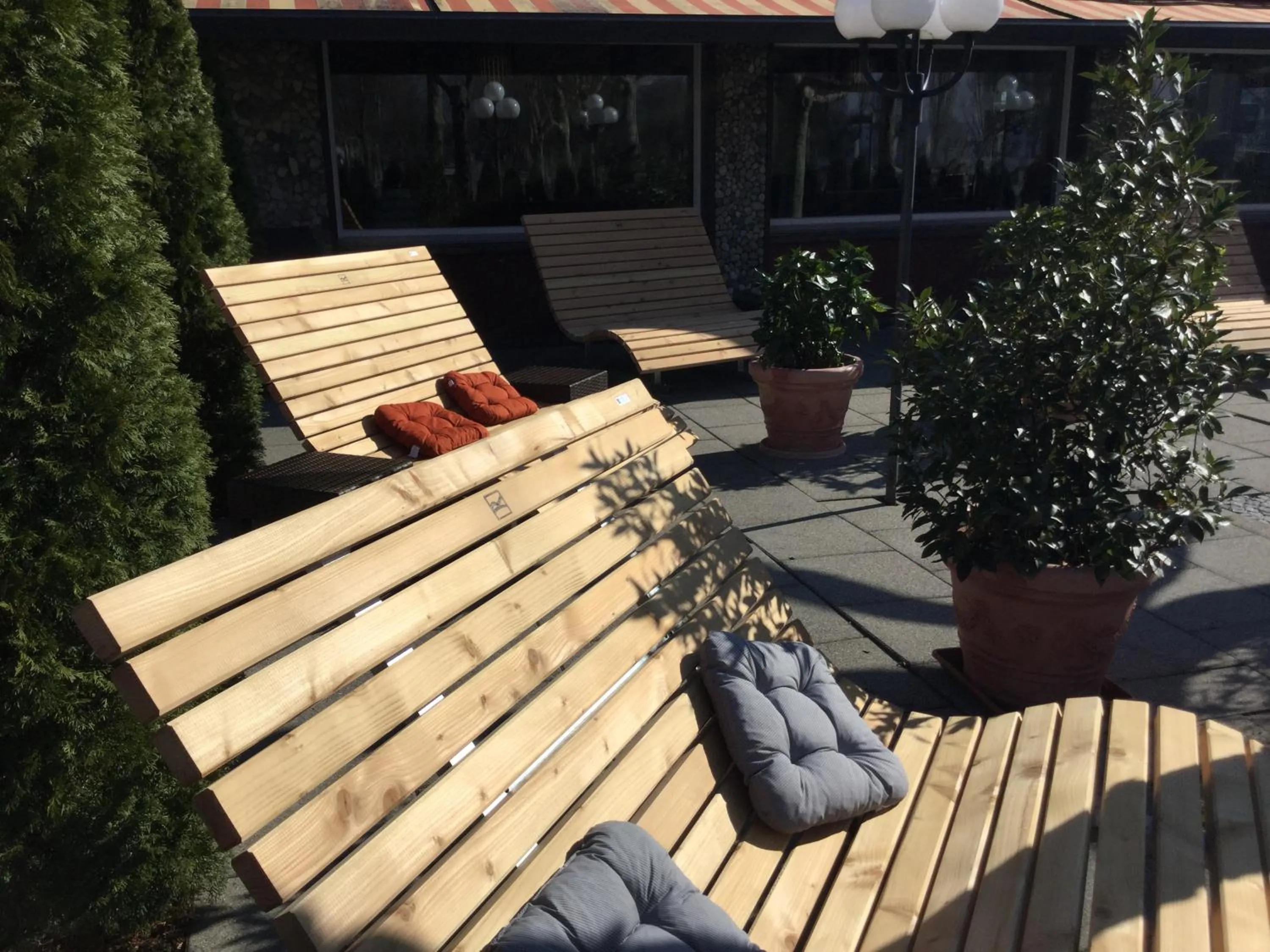 Balcony/Terrace in Hotel Knaus am Hafen