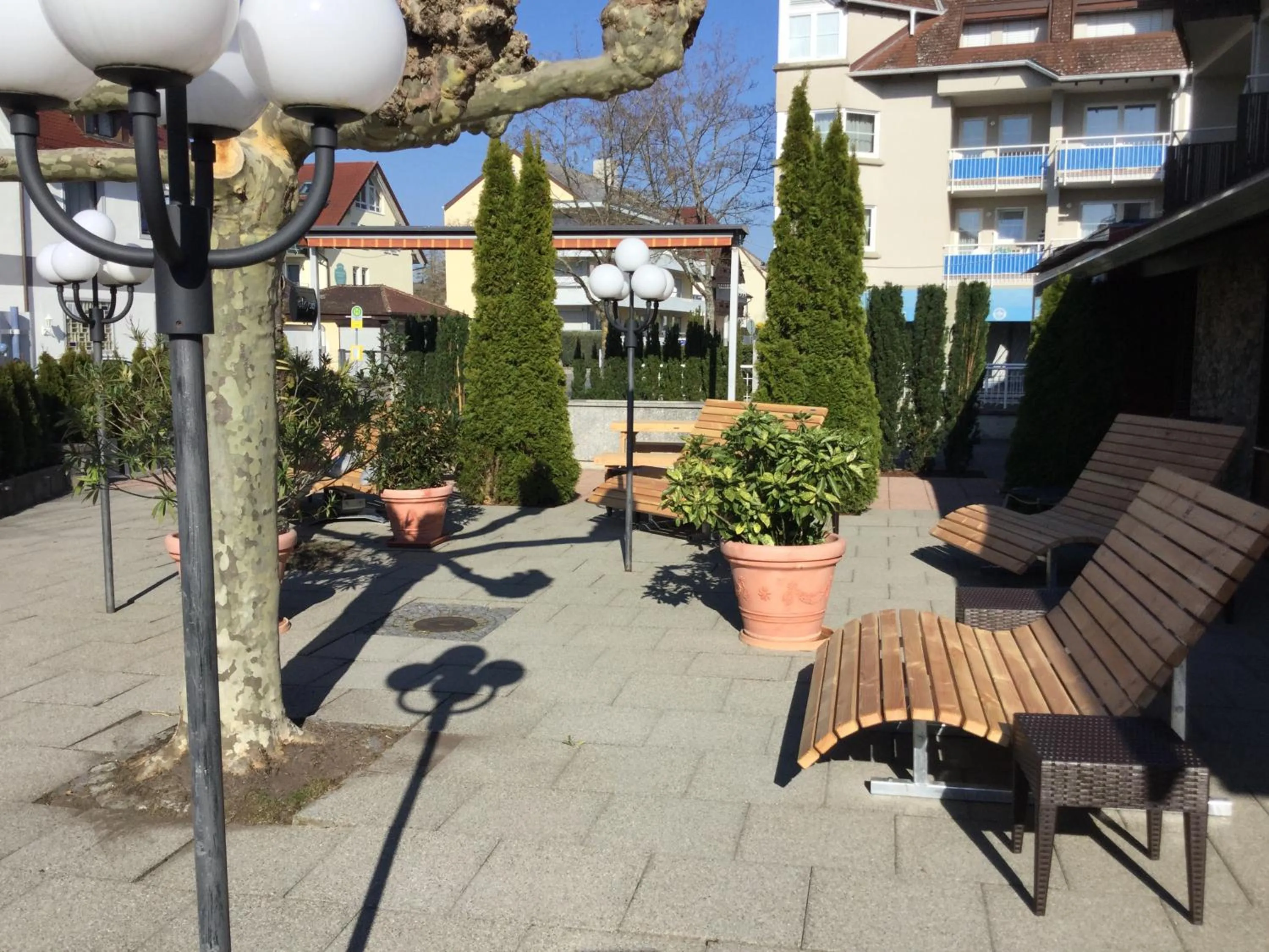 Balcony/Terrace in Hotel Knaus am Hafen