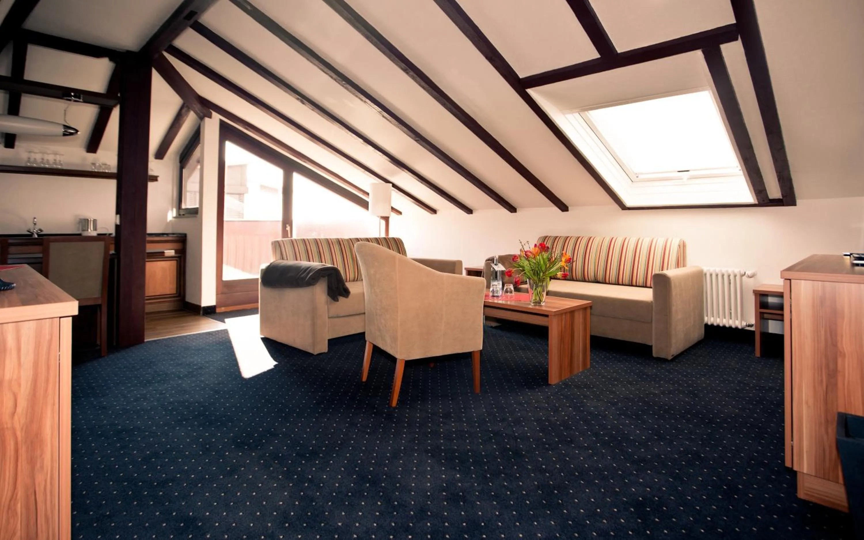 Seating area in Hotel Knaus am Hafen