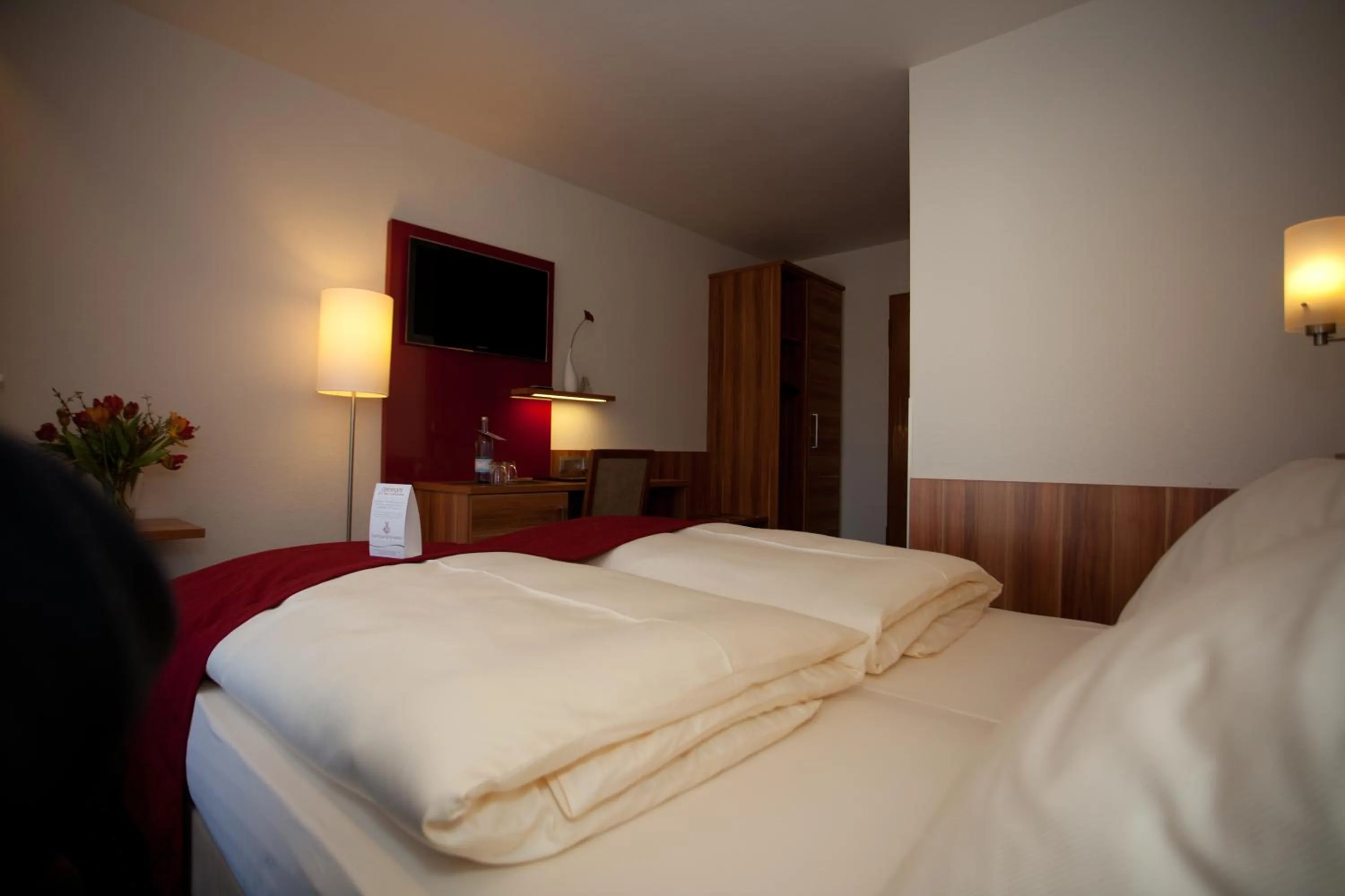 Bed in Hotel Knaus am Hafen