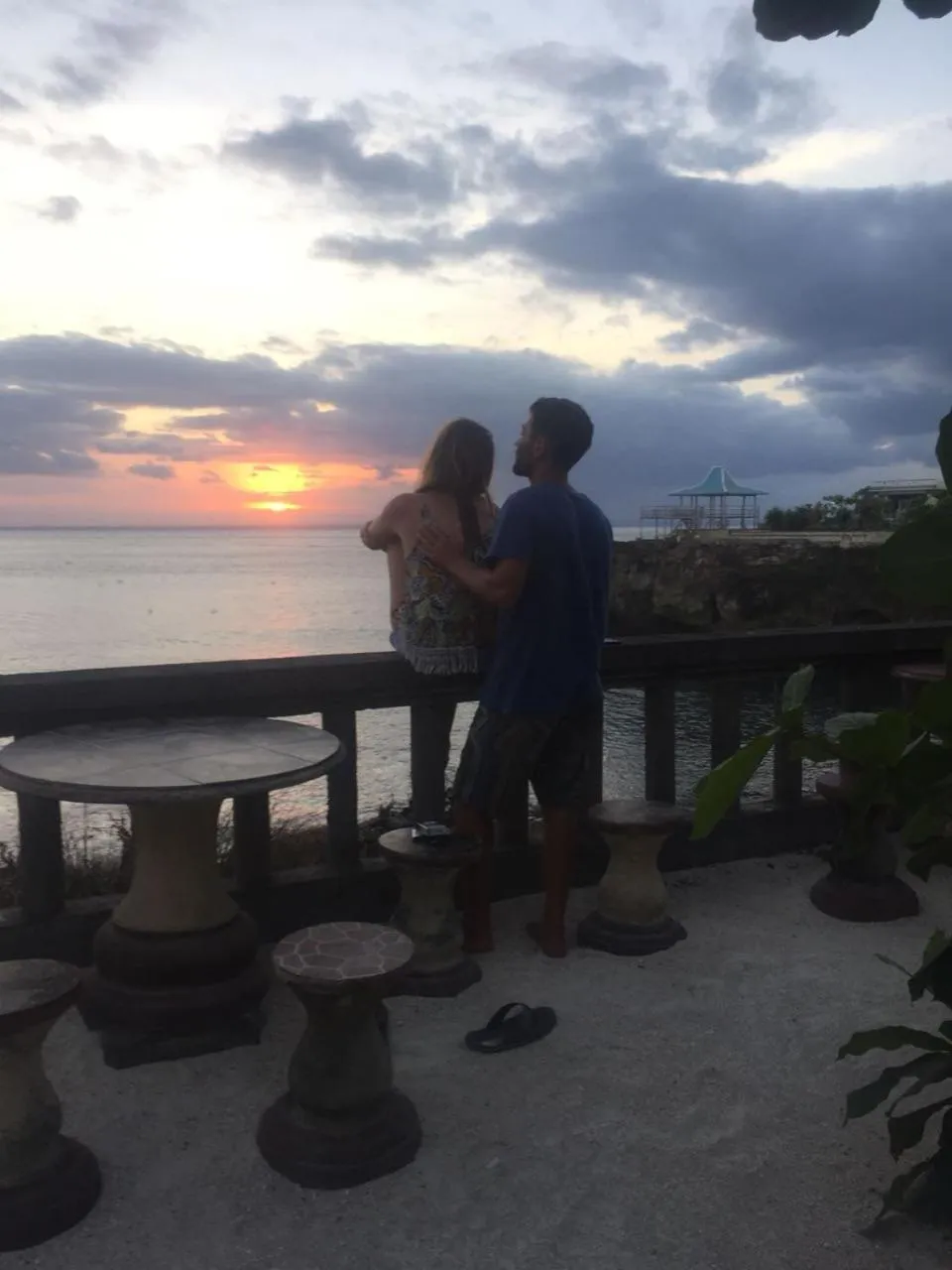 Sunset in Dodol Lembongan Cliff Sunset