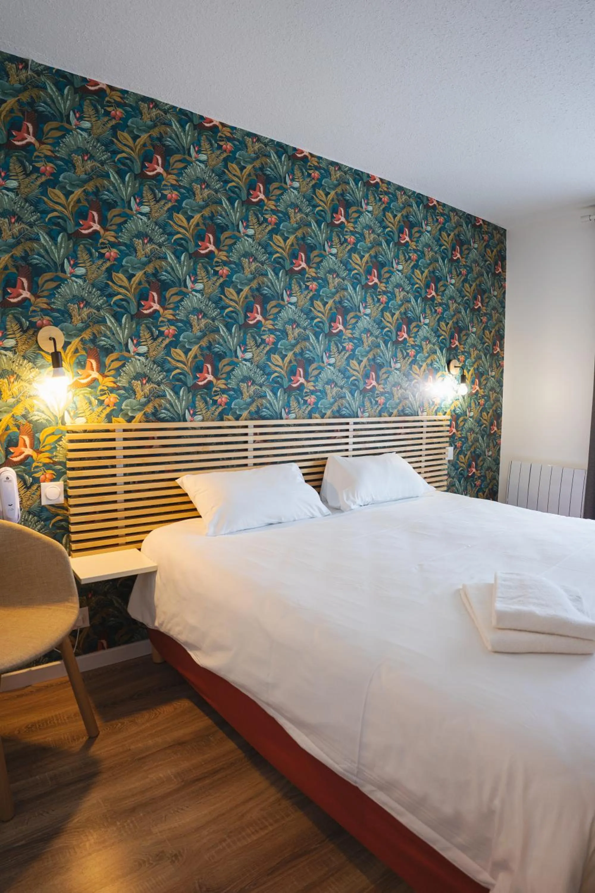 Bed in Hôtel des Dunes Noirmoutier