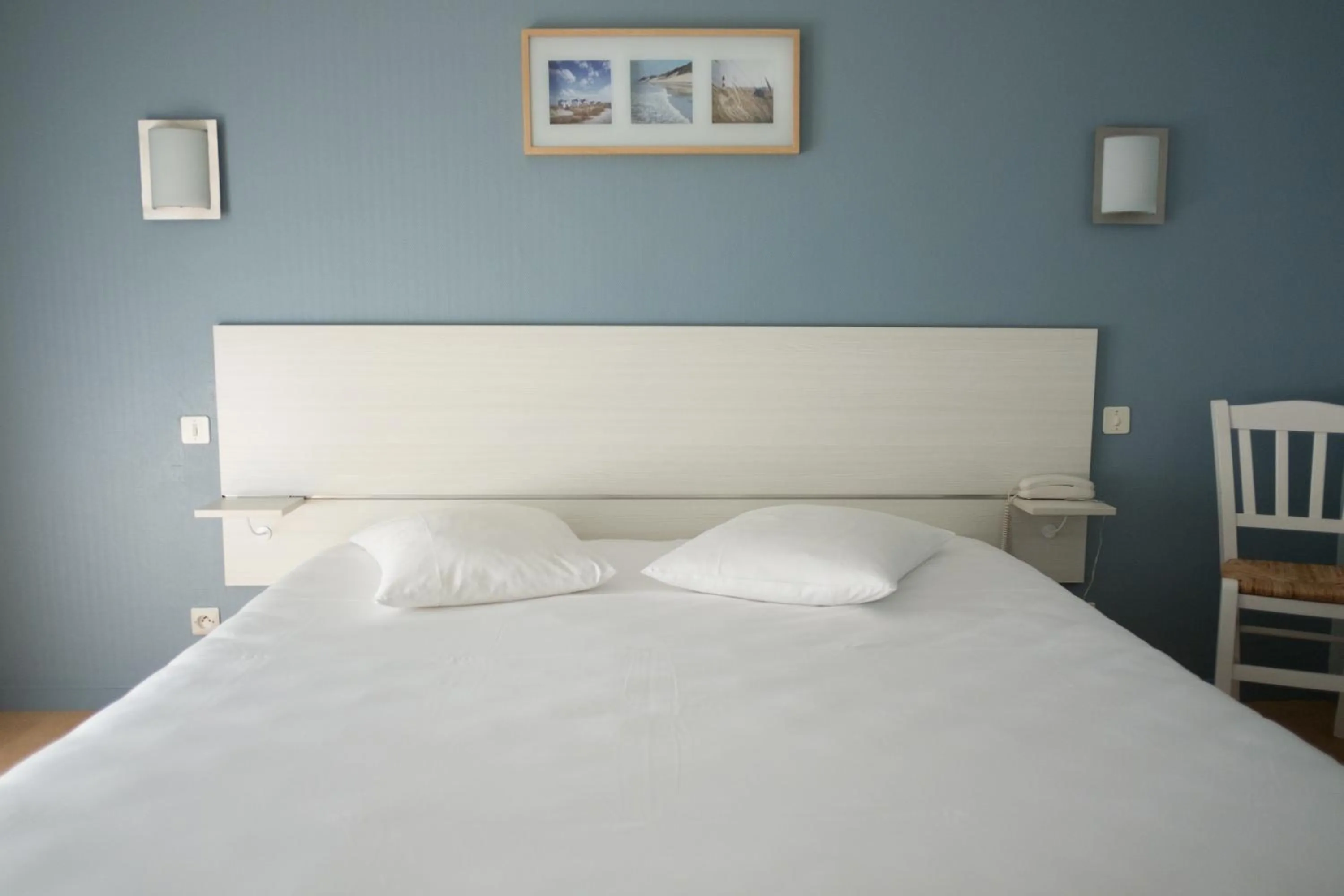 Bed in Hôtel des Dunes Noirmoutier