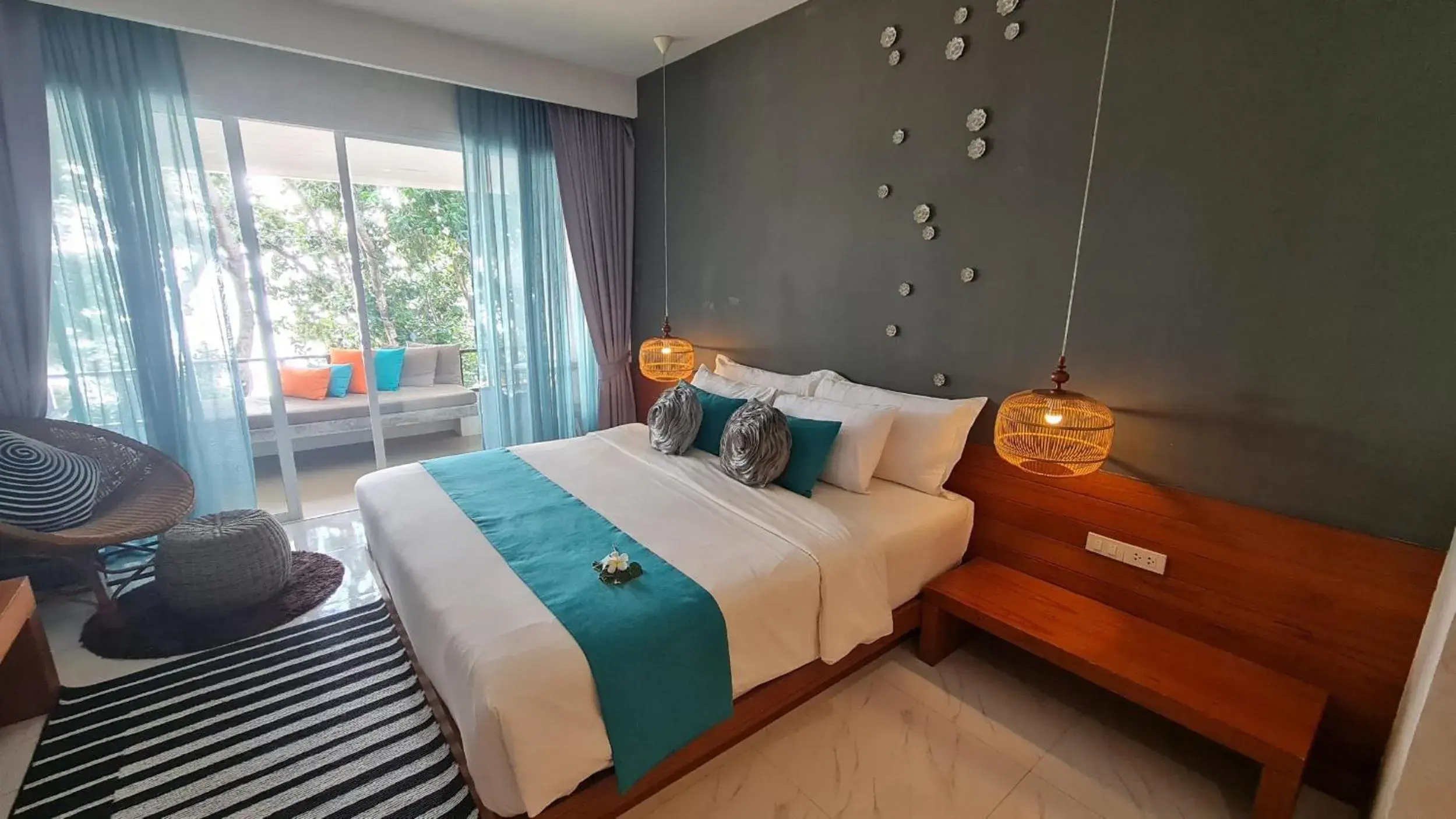 Deluxe Double Room with Sea View in Bliss Resort Krabi Deluxe Double Room with Sea View in Bliss Resort Krabi