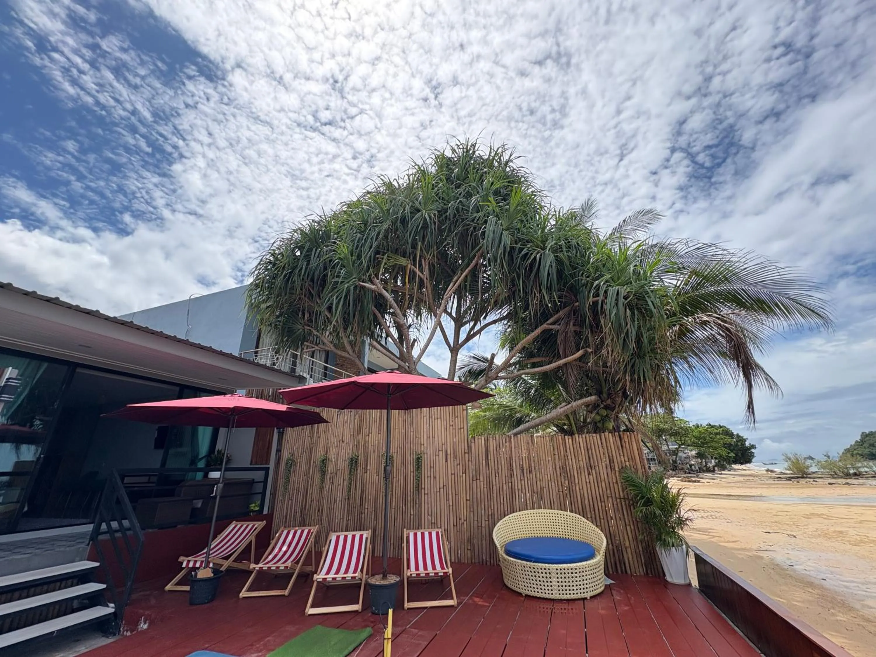 sunbed in Bliss Resort Krabi