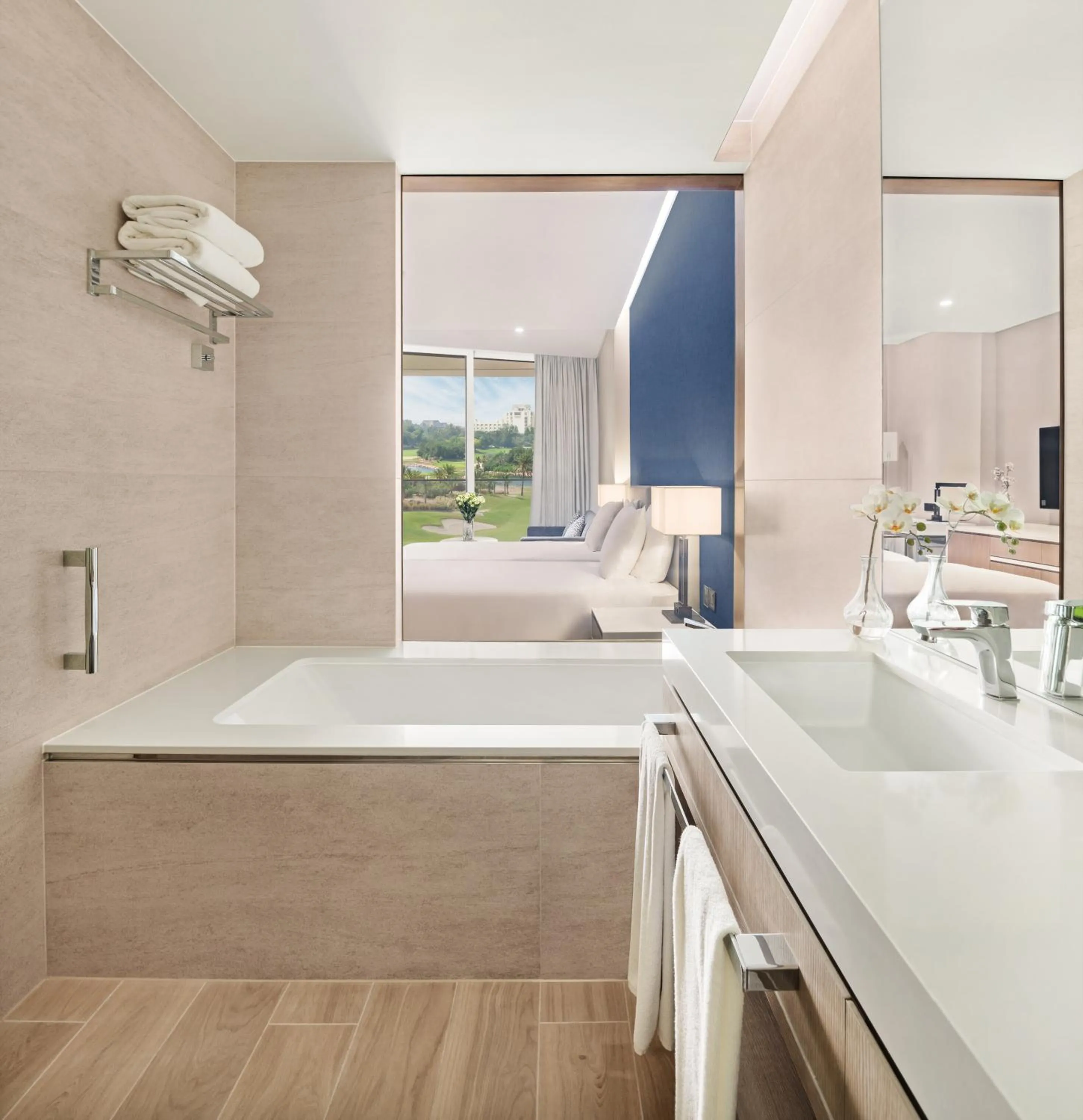 Bathroom in JA Lake View Hotel, Dubai