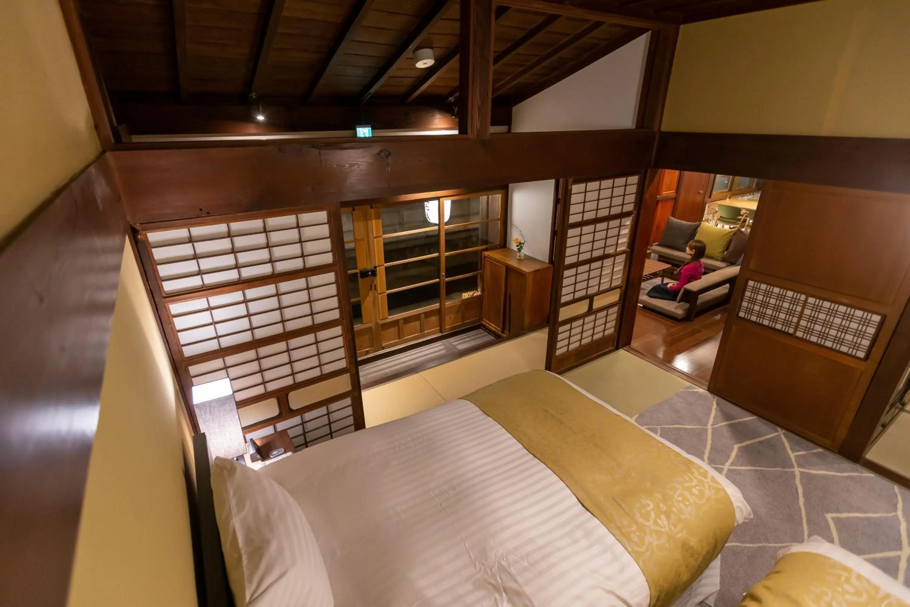 Bedroom, Bed in Iizukatei