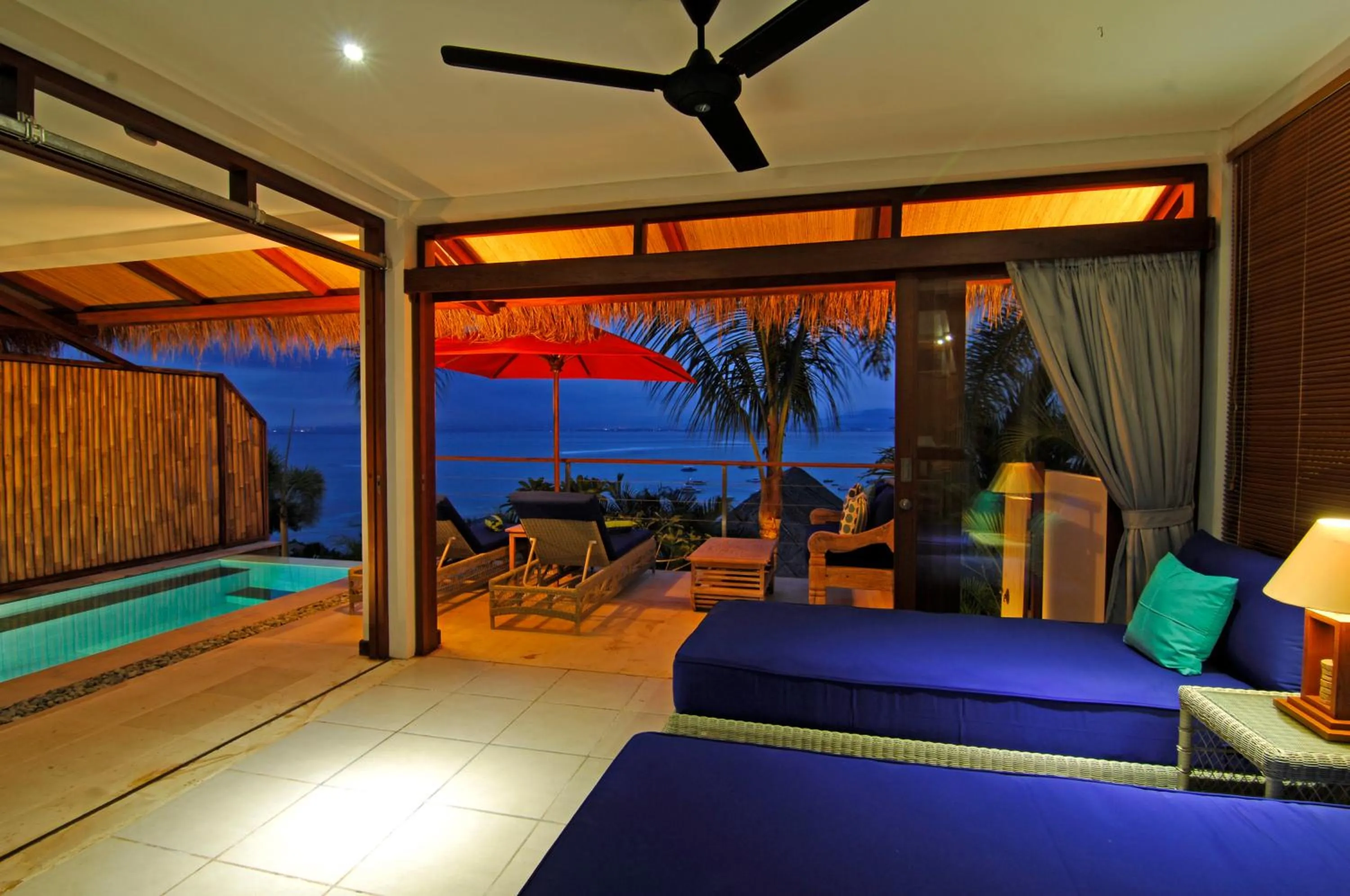 Bed in Lembongan Sanctuary Villas