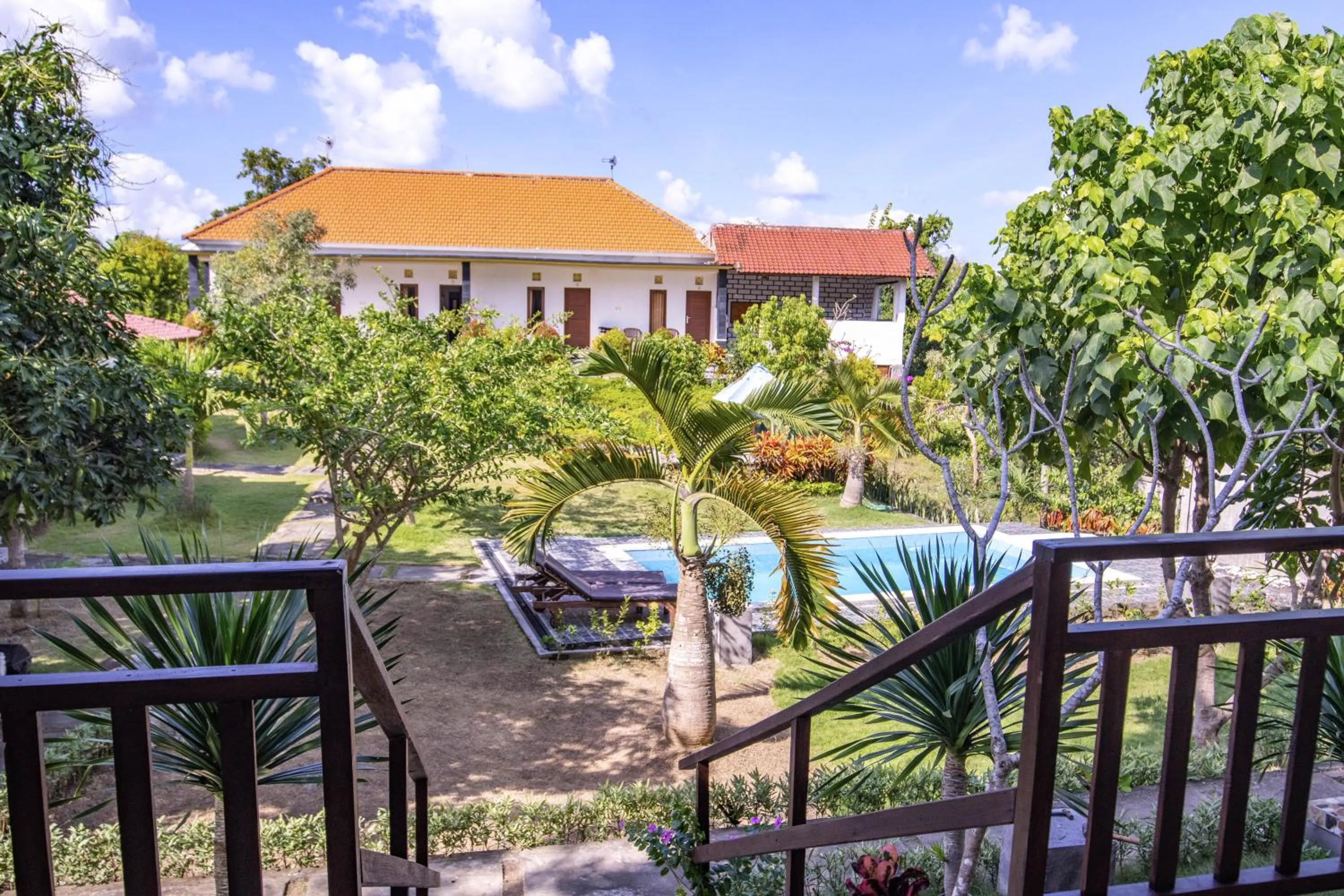 Pool view in The Pande Hill Homestay