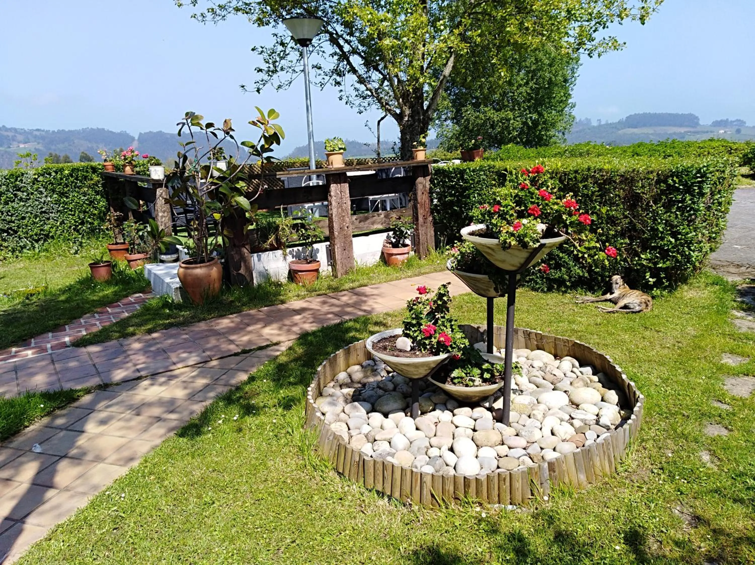 Garden in Hotel Rural El Pagadín