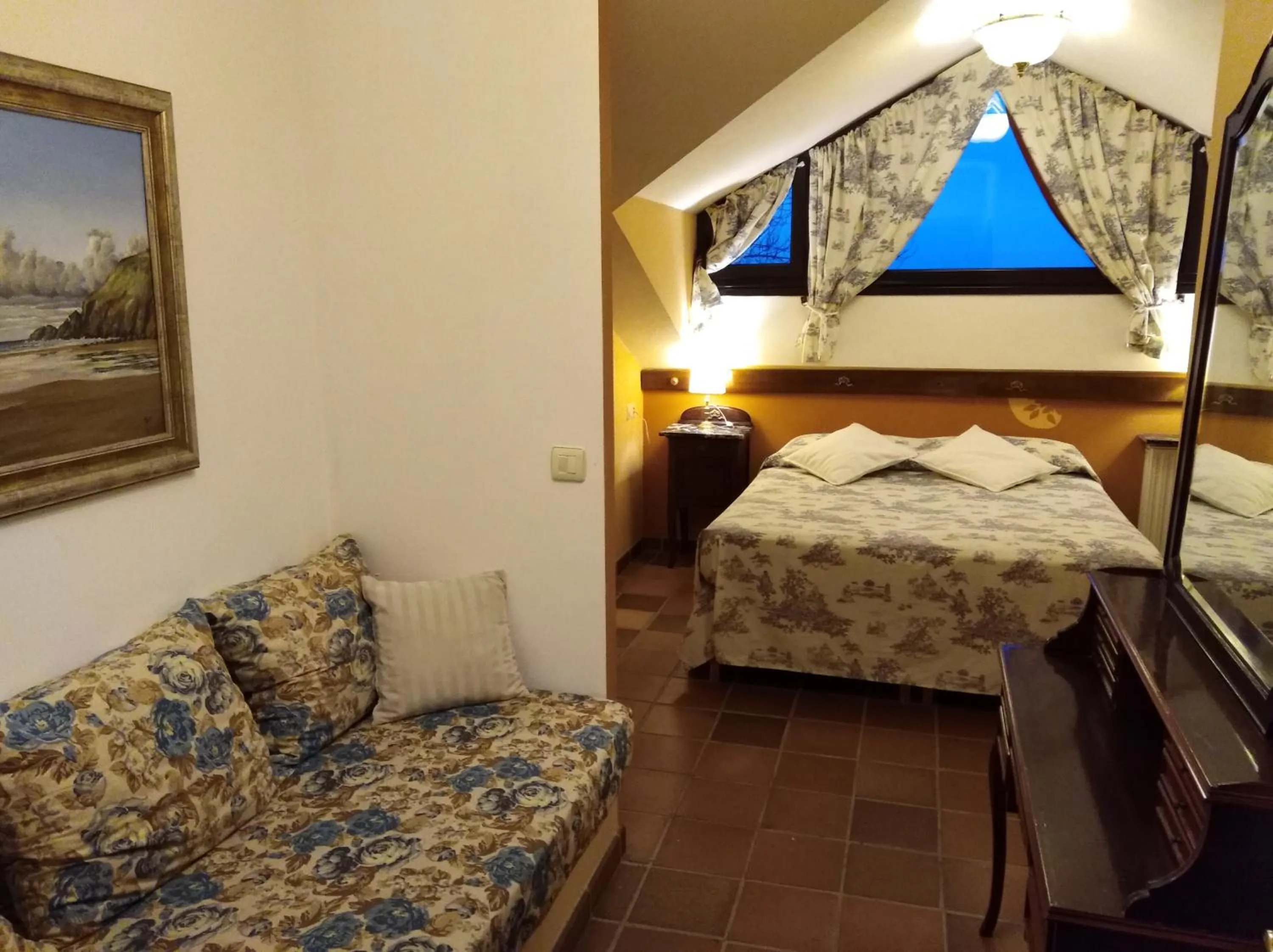 Bed in Hotel Rural El Pagadín