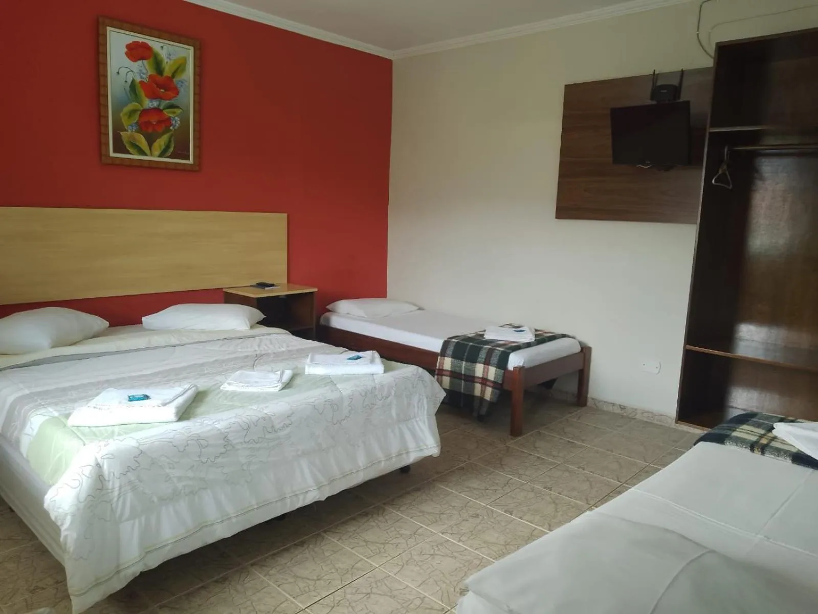 Bed in Hotel Venice Ubatuba