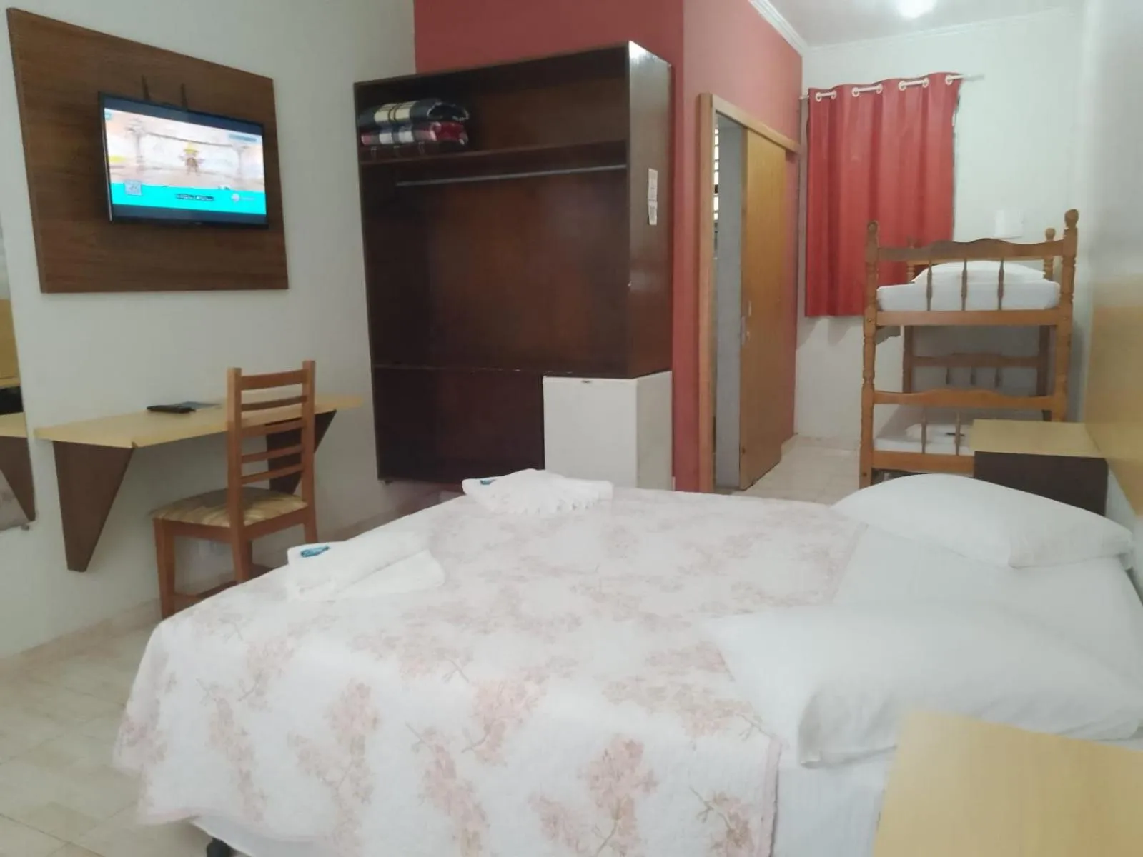 Bed in Hotel Venice Ubatuba