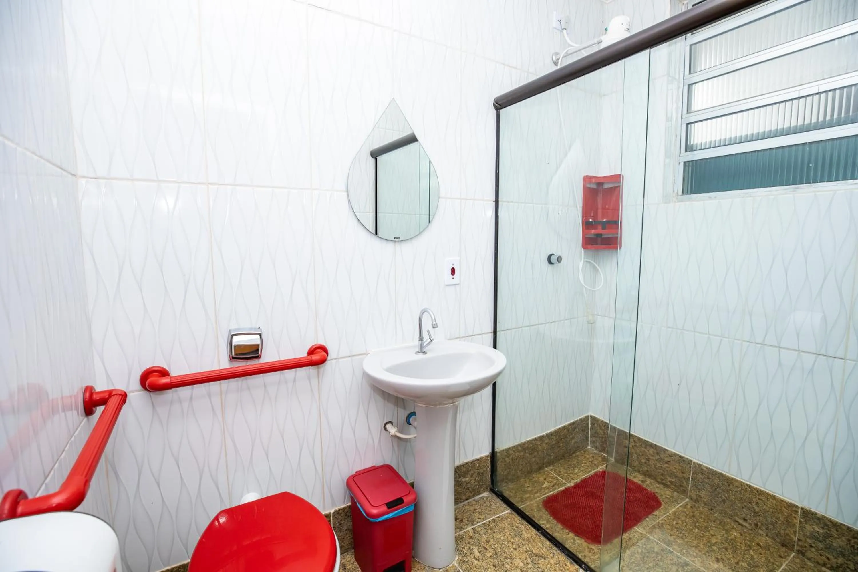 Bathroom in Hotel Venice Ubatuba