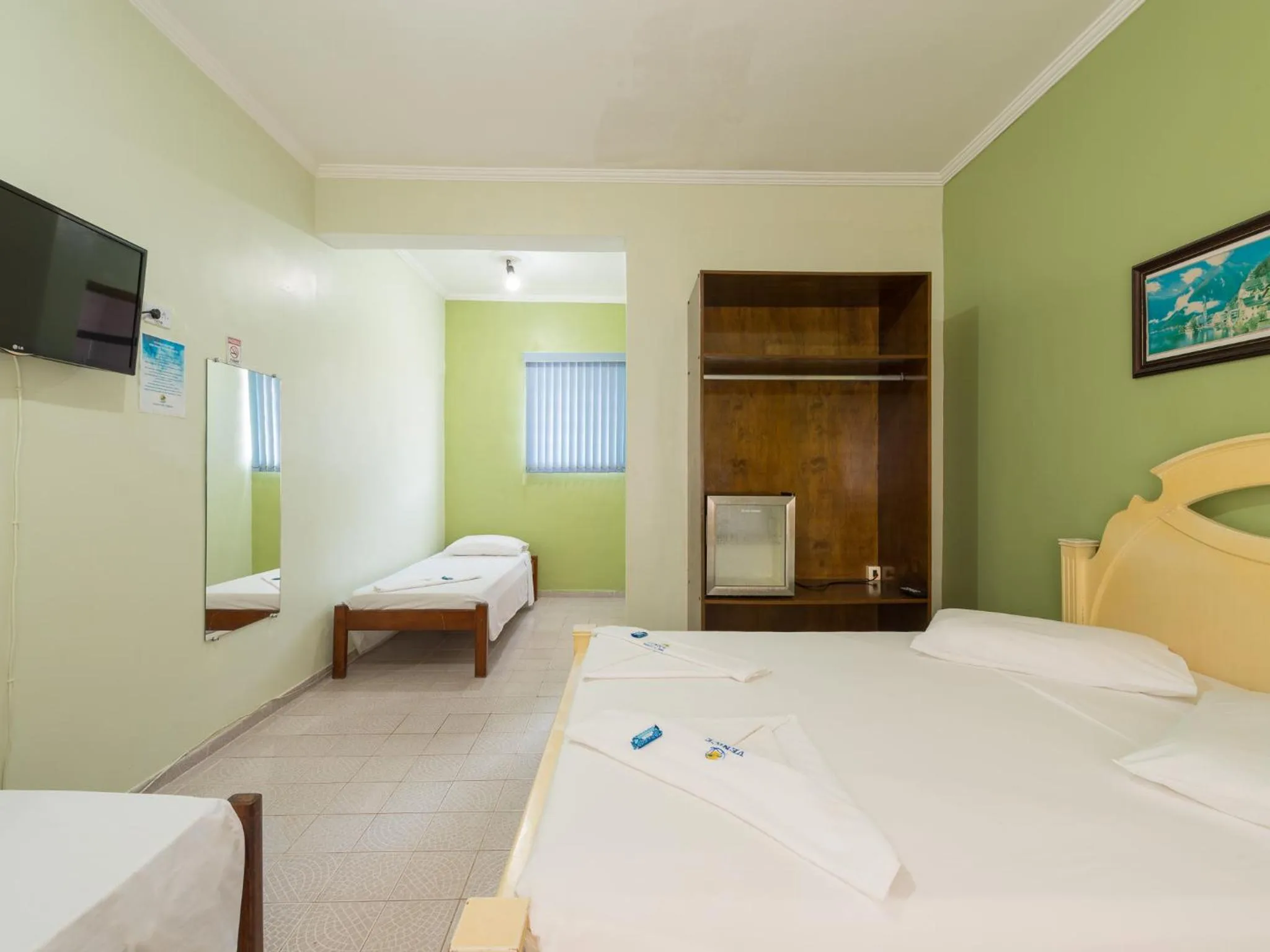 Bedroom, Bed in Hotel Venice Ubatuba